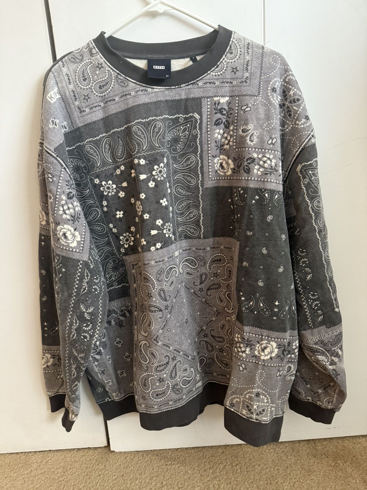 Kith Kith Deconstructed Bandana Crewneck - XL Size US XL / EU 56 / 4 - 3 Thumbnail