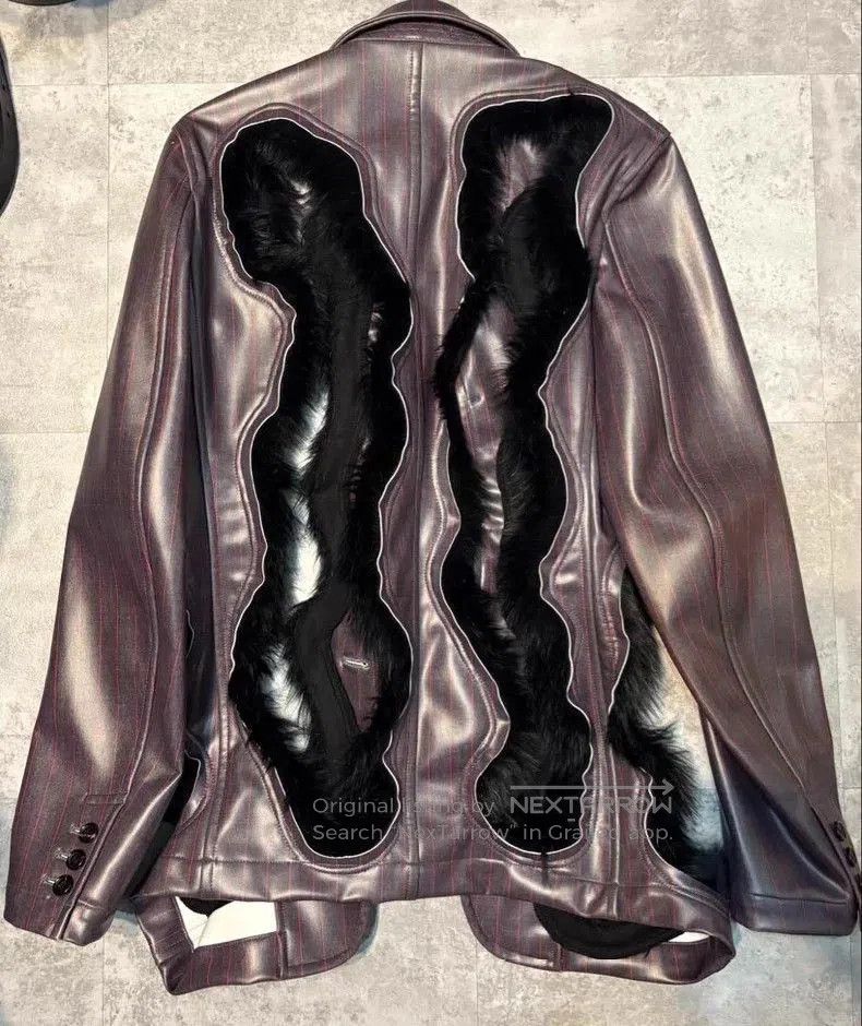 Comme des Garcons Comme des Garcons Leather Blazer. Size US S / EU 44-46 / 1 - 2 Thumbnail