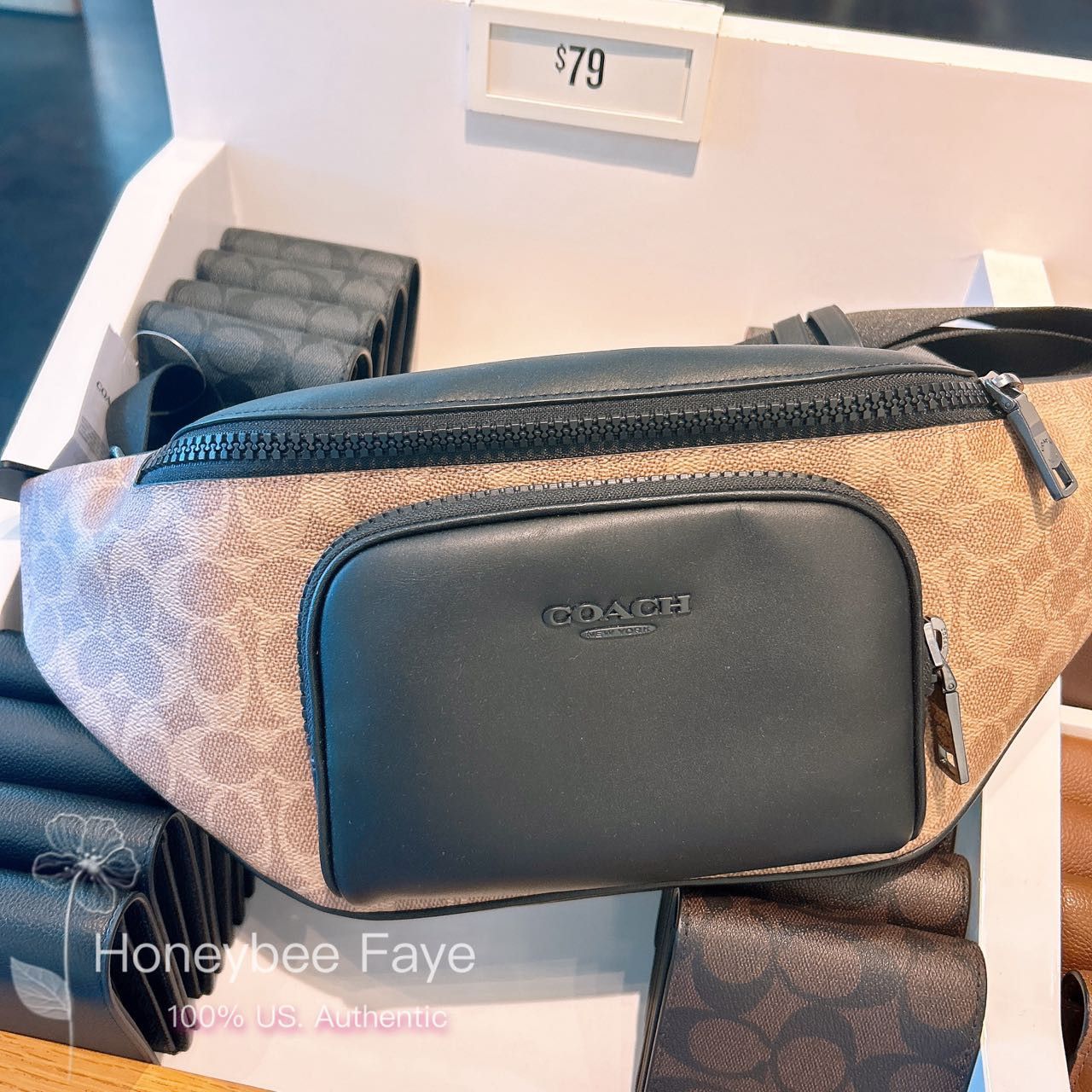 Coach Racer Belt Bag In Signature CT714 Size ONE SIZE - 1 Thumbnail