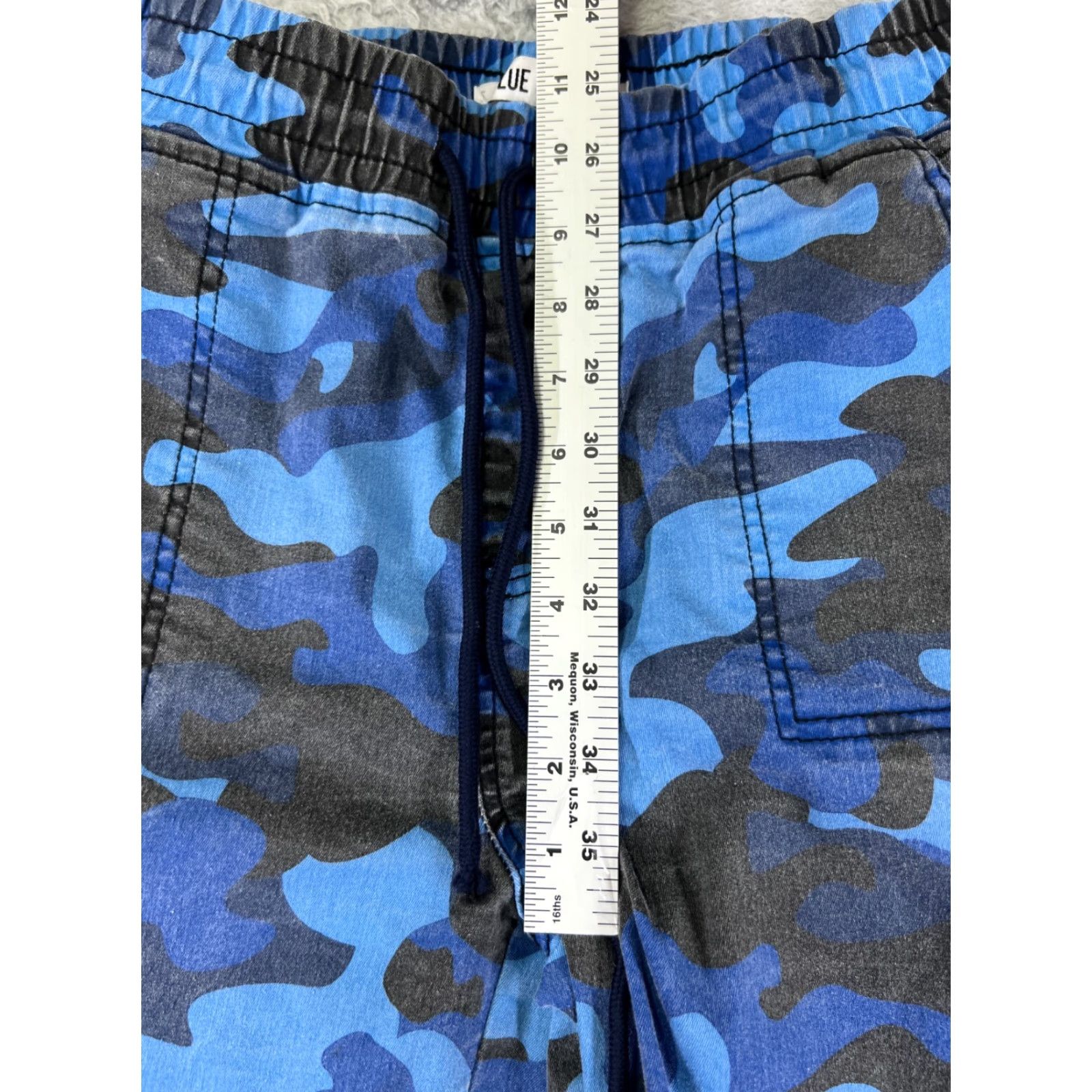Vintage Vintage VIP Jeans Denim Cargo Pants Women Medium Blue Camouflage Tapered Stretch Size 34" / US 12 / IT 48 - 7 Thumbnail