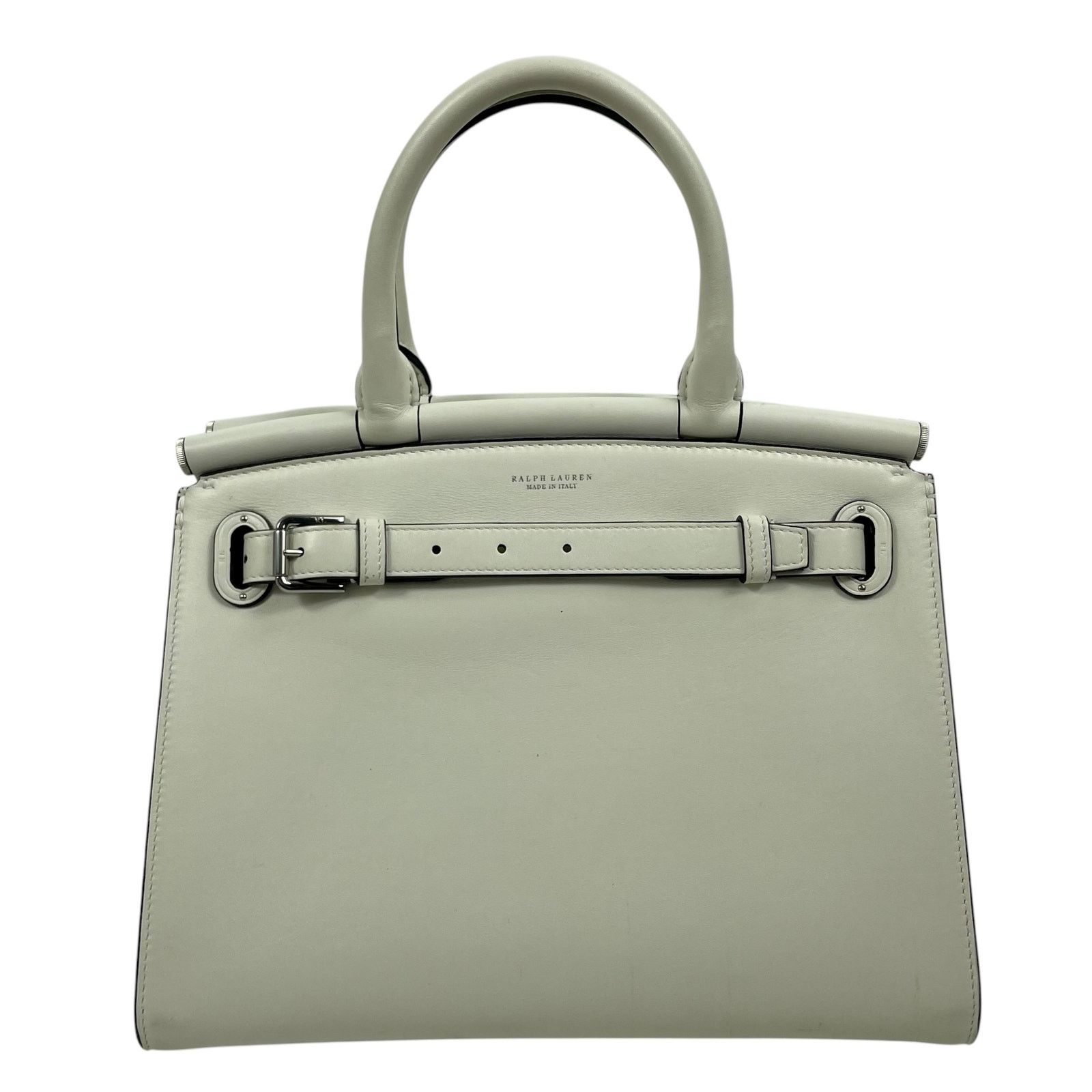 Ralph Lauren Ralph Lauren Collection RL50 Leather Medium Bag White Size ONE SIZE - 4 Thumbnail