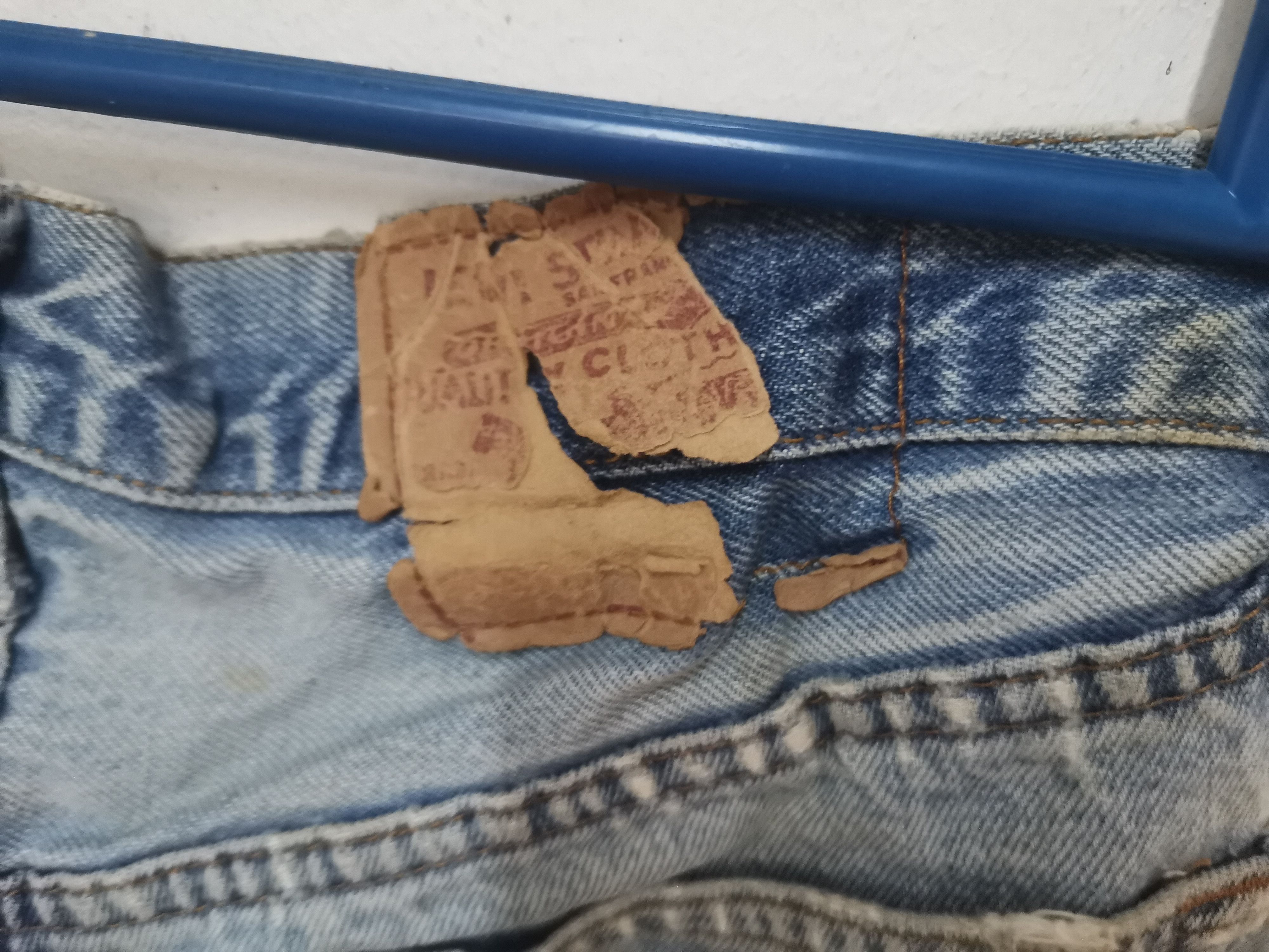 Levi's × Levi's Vintage Clothing Rare vintage Levi's small e red line denim Size US 31 - 6 Thumbnail