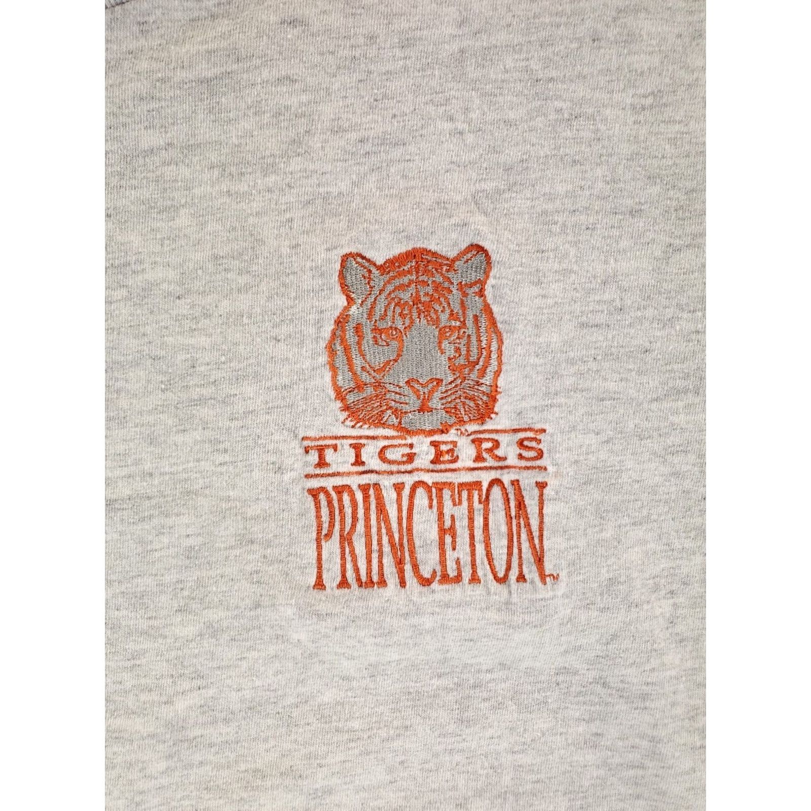 Doublet VINTAGE Princeton University Tigers T Shirt VTG 90s Double Collar Gray Made USA Mens XL Size US XL / EU 56 / 4 - 2 Thumbnail