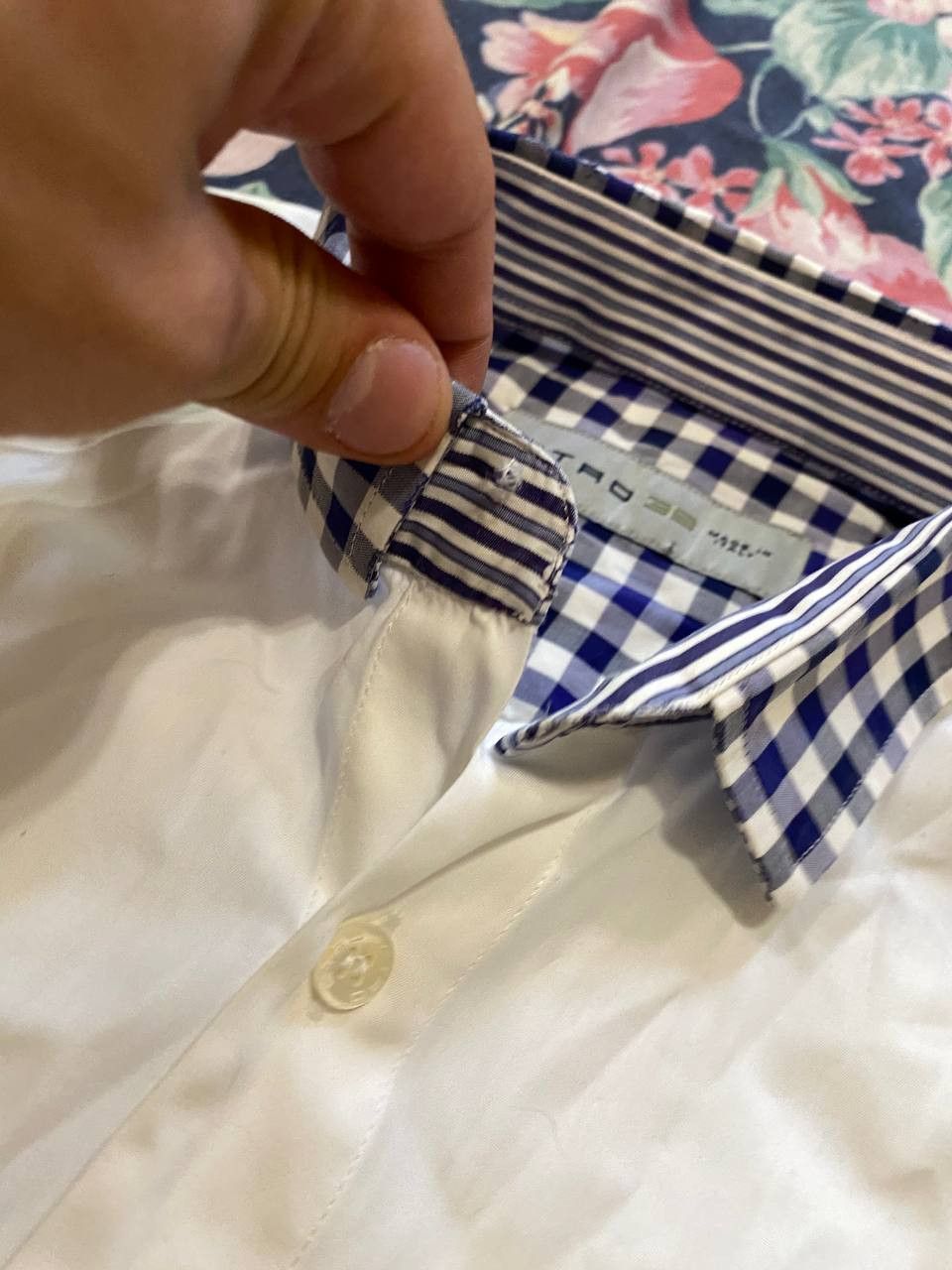 Etro White Shirt VINTAGE ETRO Y2K Size M Streetwear Size US M / EU 48-50 / 2 - 5 Thumbnail
