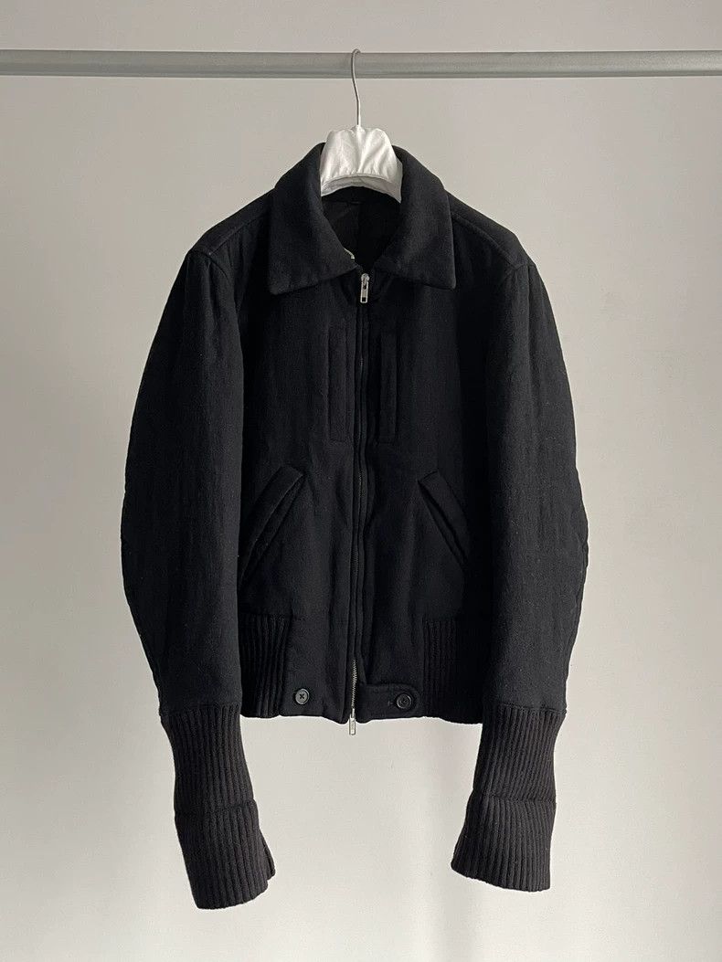Ann Demeulemeester Ann Demeulemeester Wool Collar Zip Jacket Size US XXS / EU 40 - 1 Thumbnail