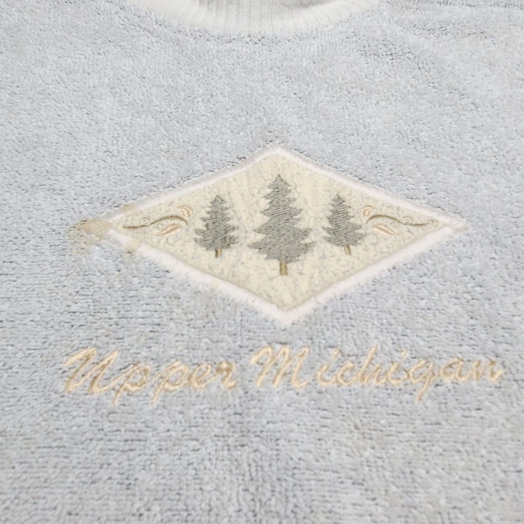 Sunray Sportswear VINTAGE Jarray Sportswear Sweatshirt Upper Michigan Spell Out Pullover USA Adults M Beige Regular Size USA Men Mens 90s Size US M / EU 48-50 / 2 - 2 Thumbnail