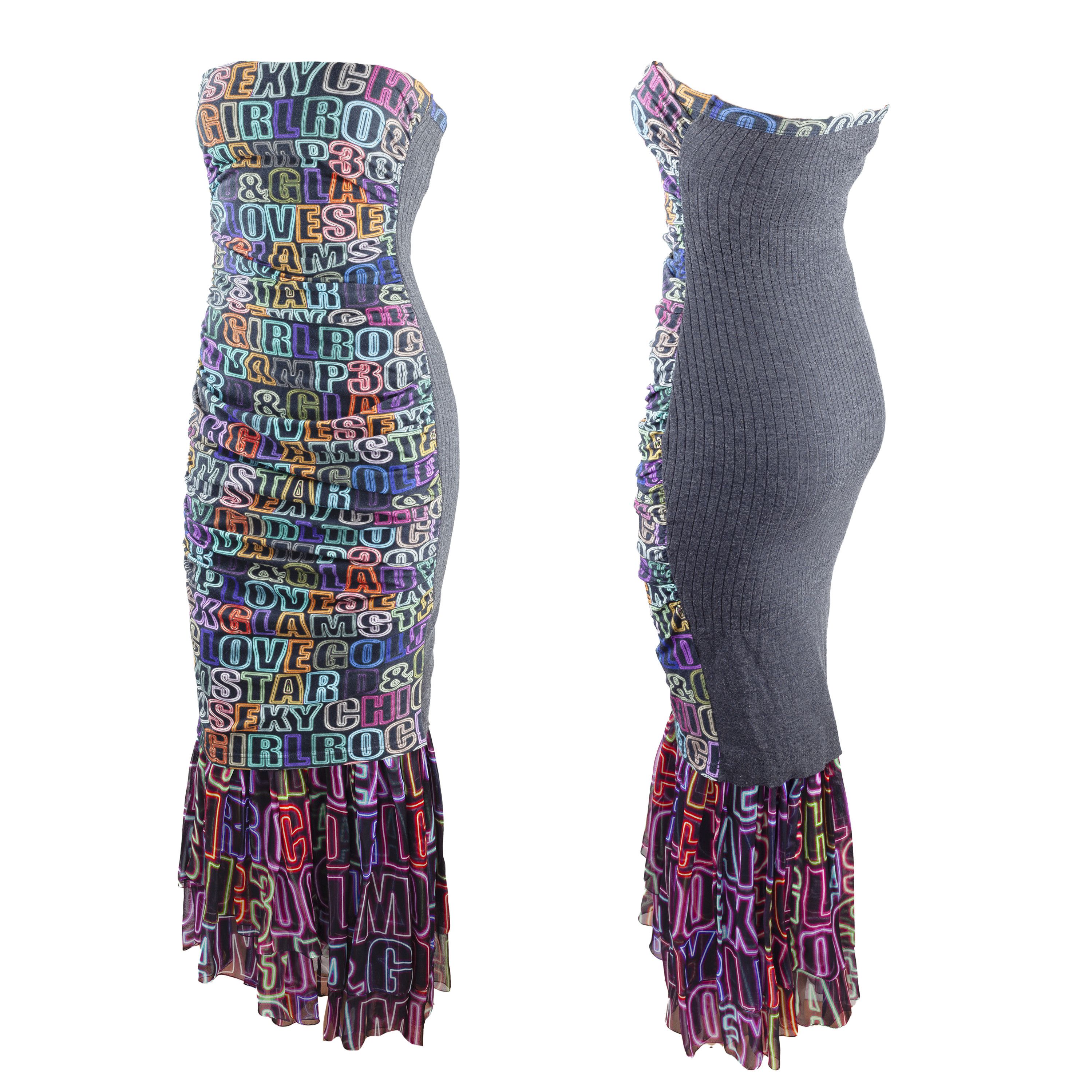Dolce & Gabbana Dolce & Gabbana Ready-To-Wear Neon Colorful Maxi Dress (S) Size S / US 4 / IT 40 - 1 Thumbnail