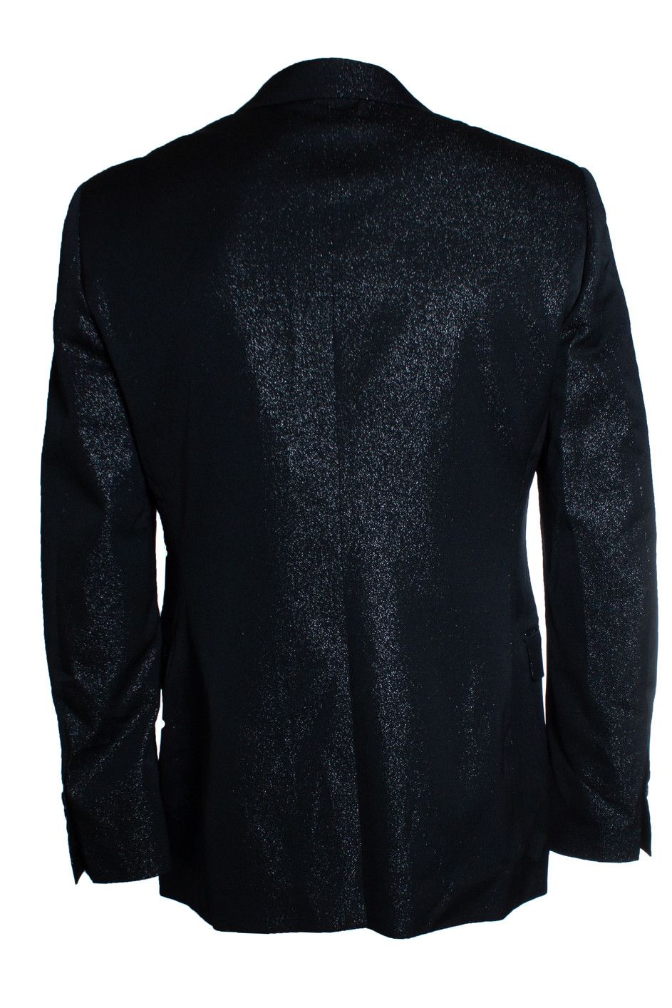 Alexander McQueen Alexander McQueen, Black double breasted glitter blazer Size 52R - 2 Thumbnail