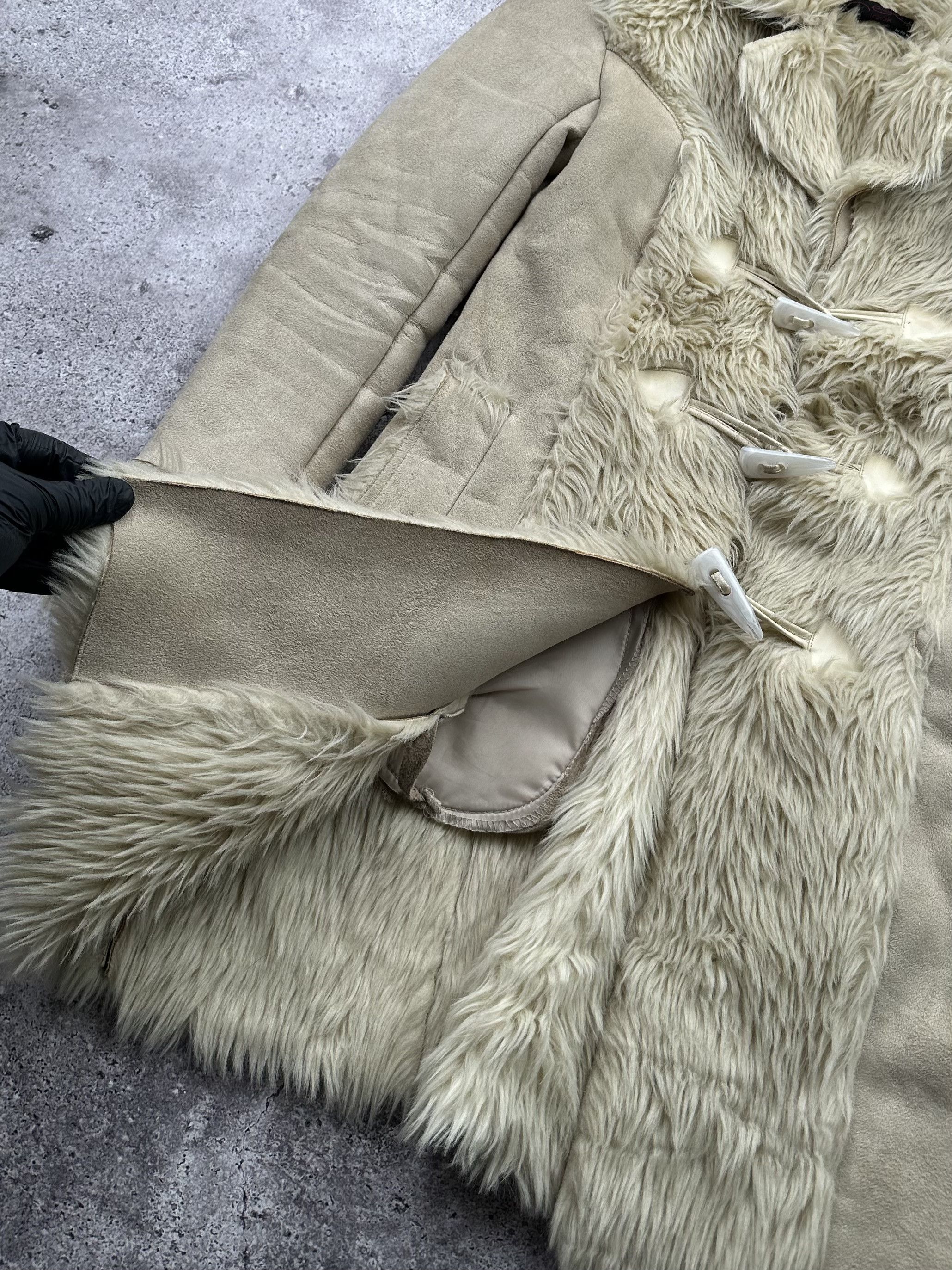 Japanese Brand Vintage Faux Fur/Faux Sheepskin Coat C23(V96) Size M / US 6-8 / IT 42-44 - 4 Thumbnail