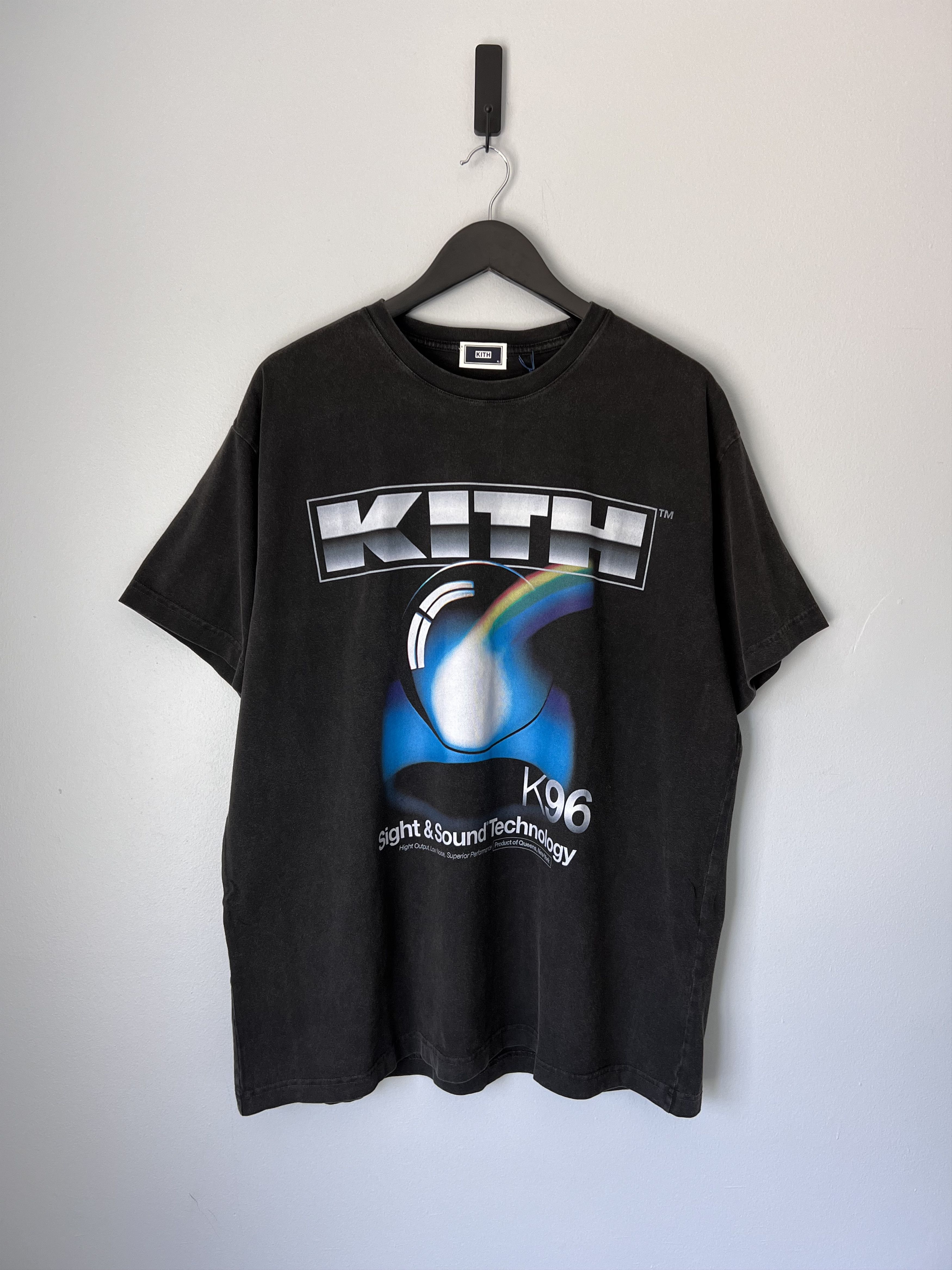 Kith Kith Sight & Sound 1996 Vintage Tee in Black | Grailed