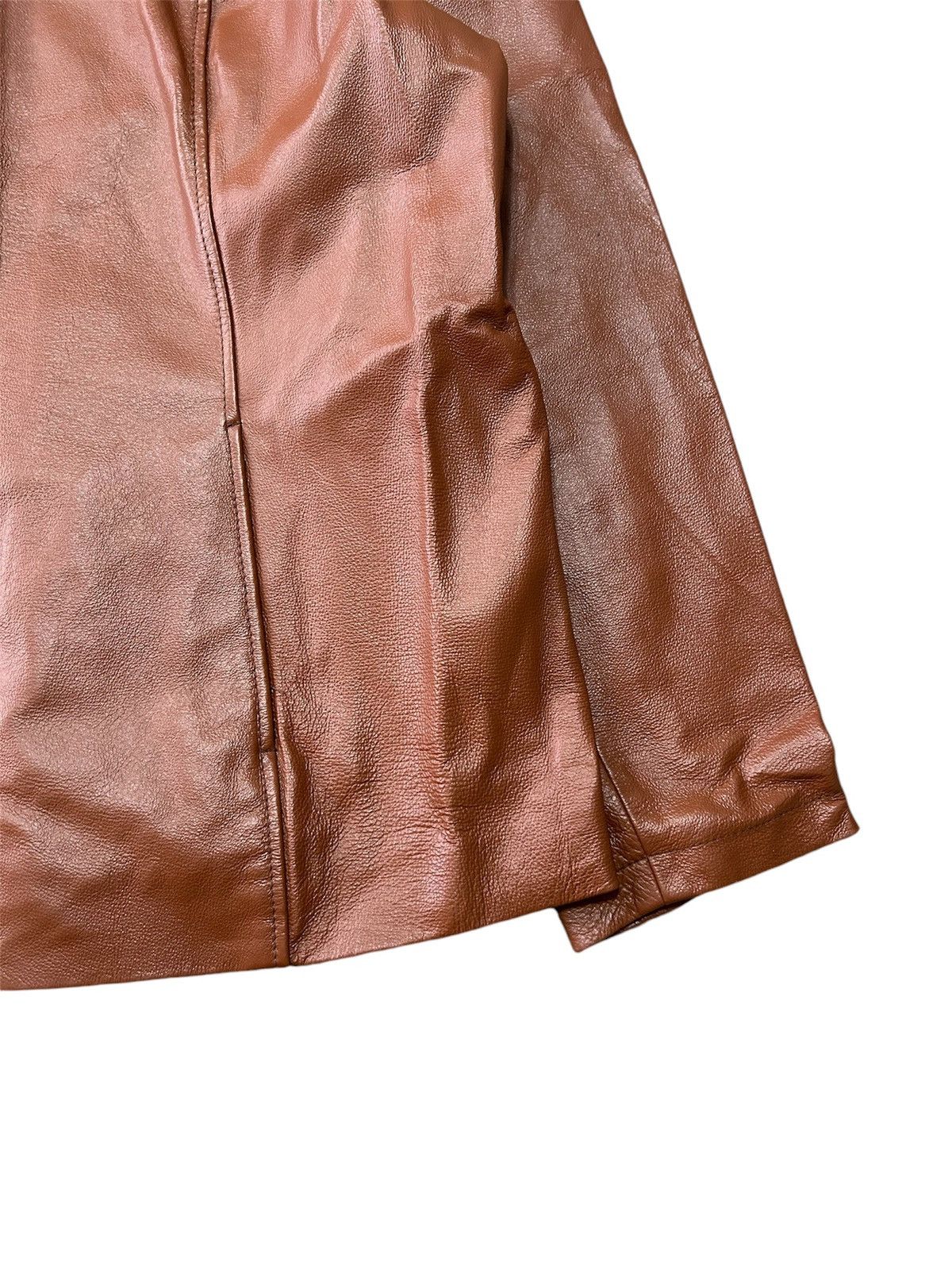 Vintage 2000s Dialogue Leather Zip Up Jacket Size XL / US 12-14 / IT 48-50 - 4 Thumbnail