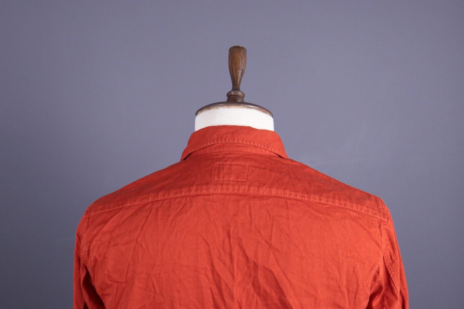 Nudie Jeans NUDIE JEANS CO Orange Denim Long Sleeve Shirt Size S Size US S / EU 44-46 / 1 - 9 Thumbnail