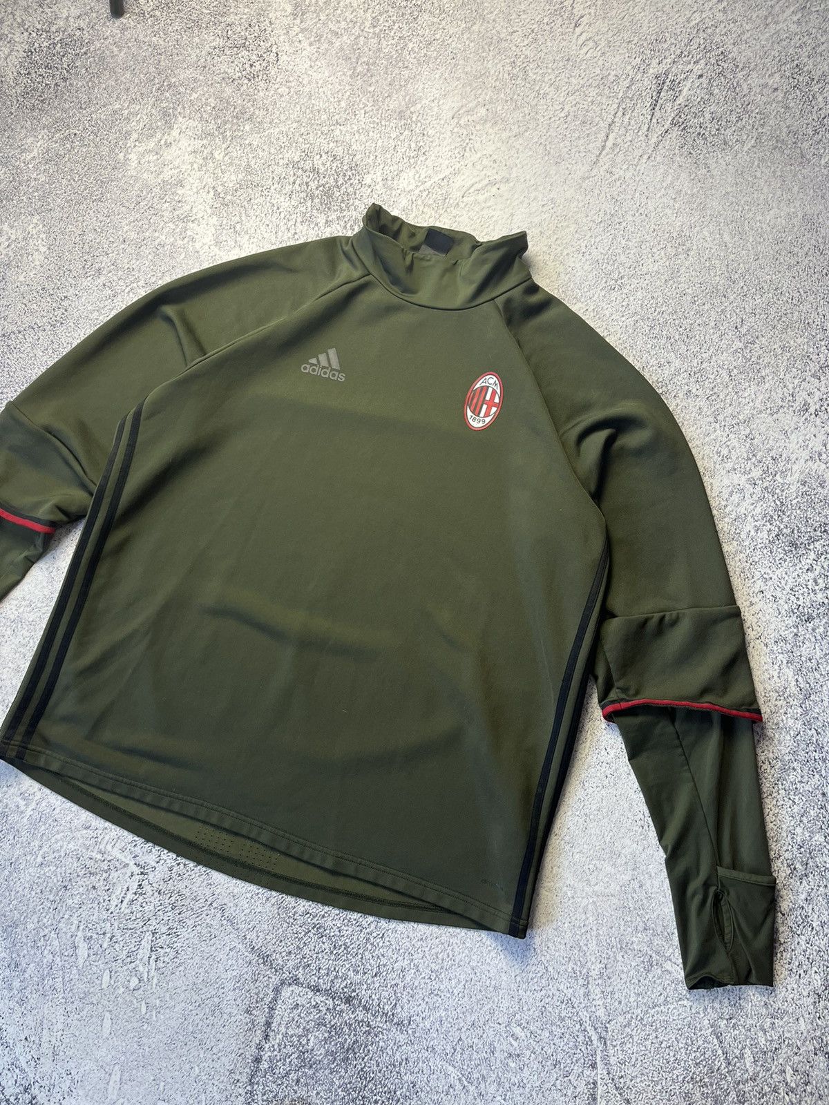 Vintage Vintage Milan Adidas Long Jersey trending Size US L / EU 52-54 / 3 - 7 Thumbnail