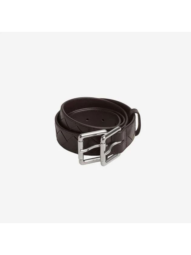 Bottega Veneta o1bcso1str0824 Size : 80 / Intrecciato Double Buckle Belt Size 30 - 1 Thumbnail