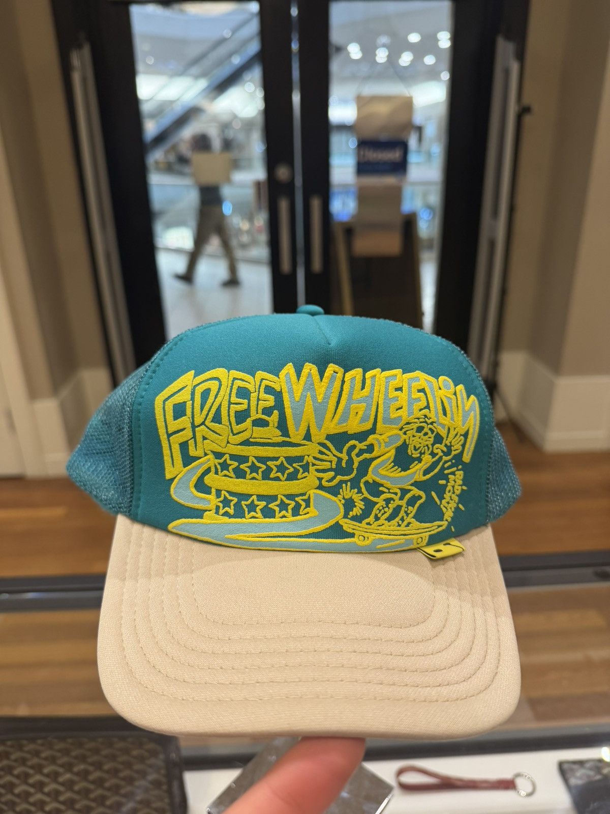 Kapital Kapital Free Wheelin' Trucker Hat - Blue Size ONE SIZE - 1 Thumbnail