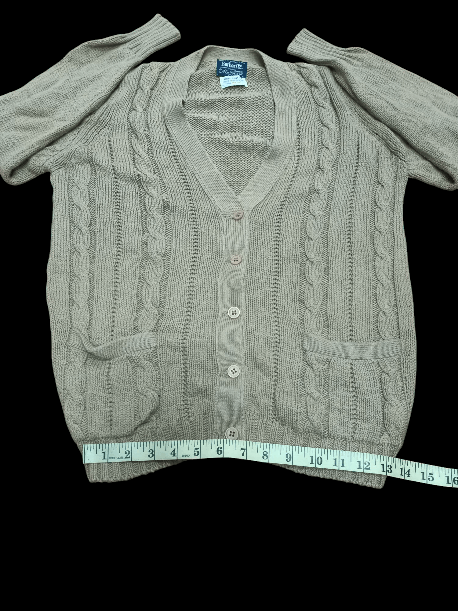 Burberry BURBERRY x CARDIGAN KNITWEAR x MC GEORGE x VINTAGE Size US M / EU 48-50 / 2 - 6 Thumbnail