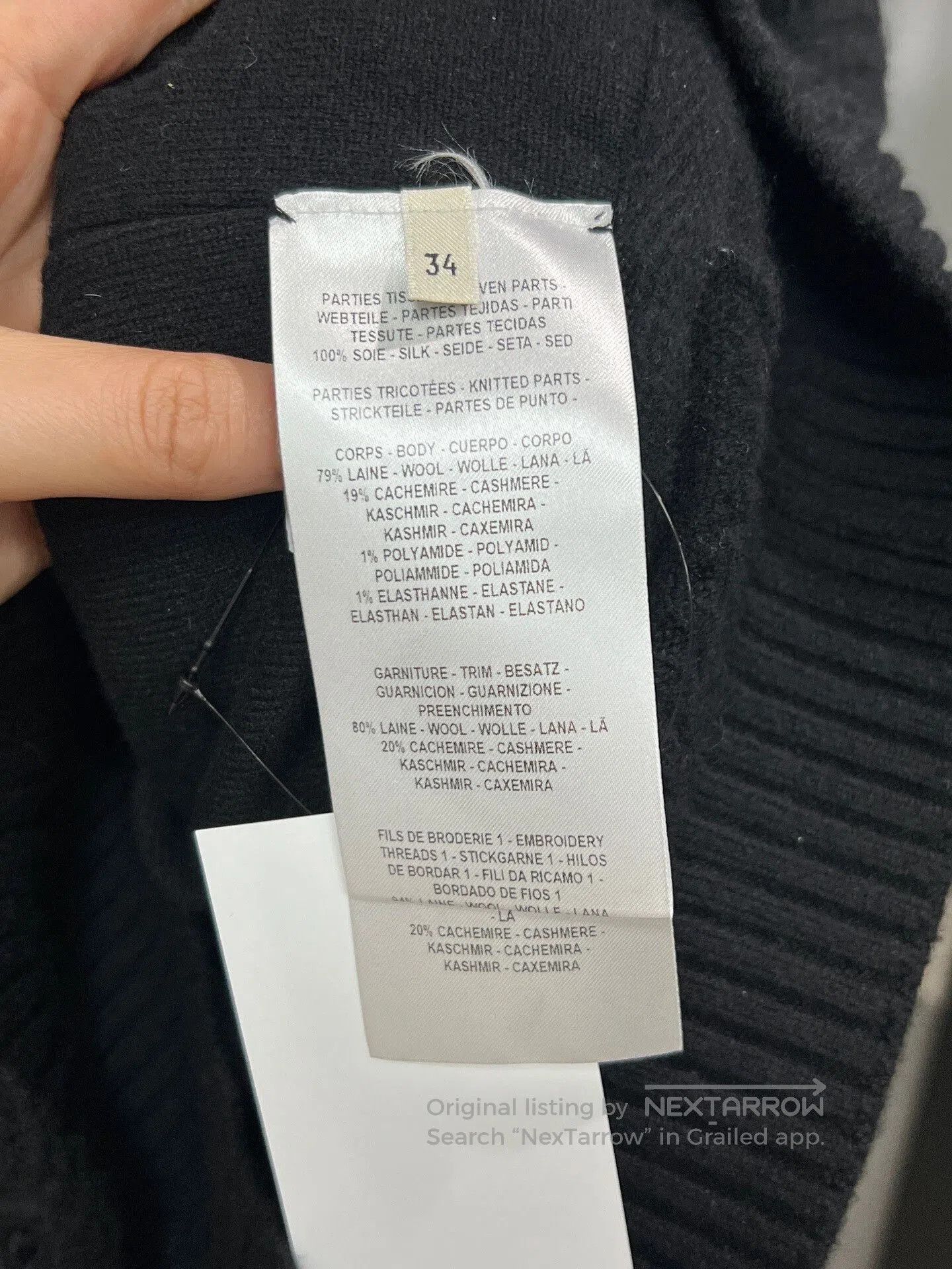 Hermes Hermes Short Cashmere Down Jacket. Size XS / US 0-2 / IT 36-38 - 4 Thumbnail