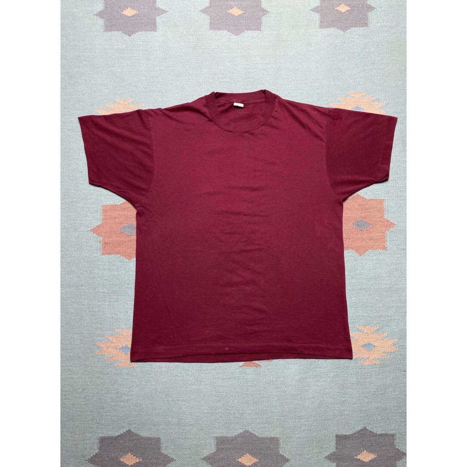 Vintage VINTAGE Screen Stars T-Shirt 80s Cable Detroit Michigan Large Men Red Size US L / EU 52-54 / 3 - 5 Thumbnail
