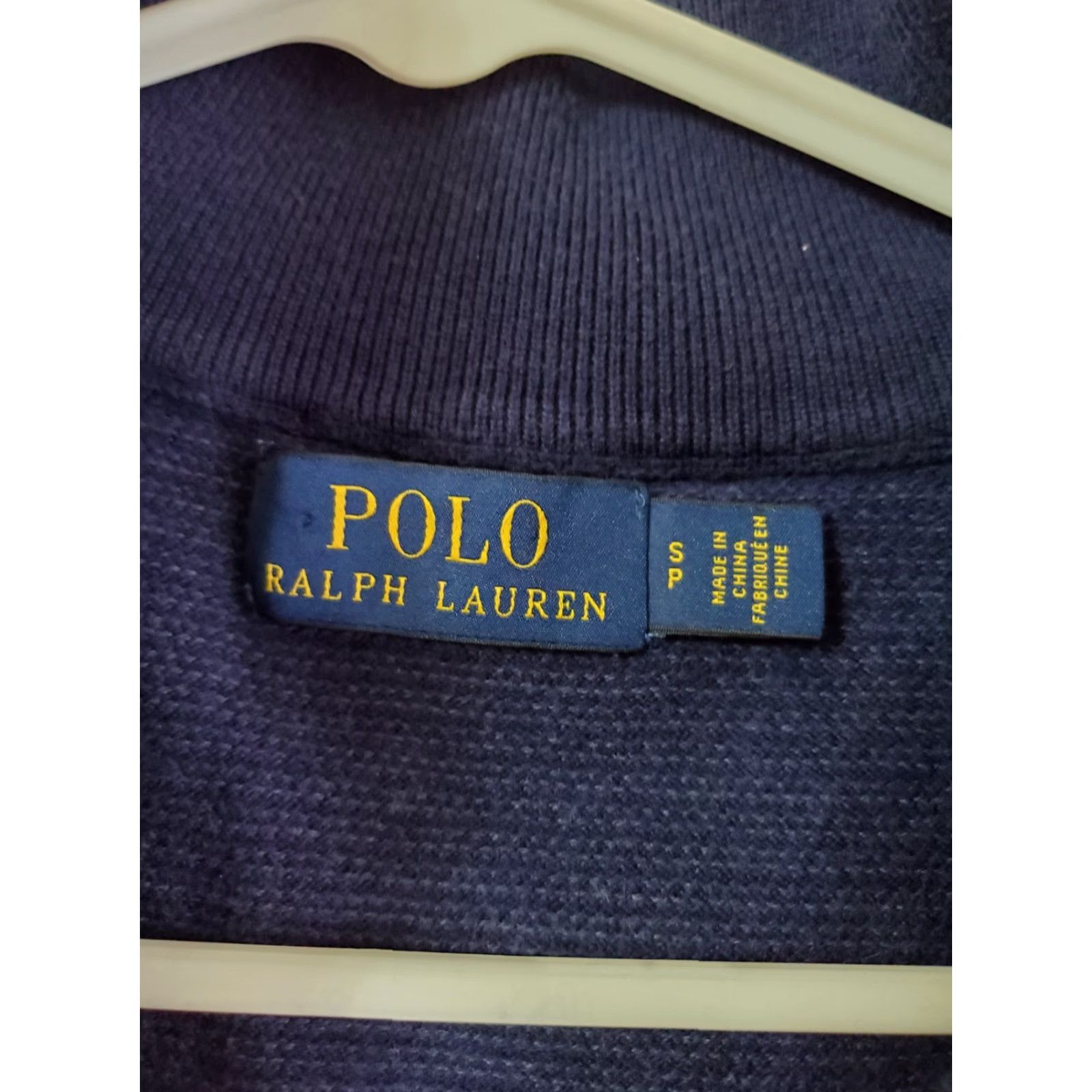 Ralph Lauren Polo Ralph Lauren Sweat er Women's Size PS Blue 1/4 Zip Mock Neck Cashmere Cotton Silk Pullover Petite Regular Knit Size S / US 4 / IT 40 - 3 Thumbnail