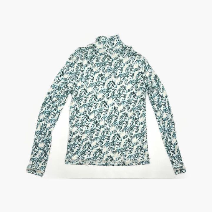 Dior Dior Dior FW21 Horse Print Long Sleeve T-Shirt 0079-2507 Size US S / EU 44-46 / 1 - 3 Thumbnail