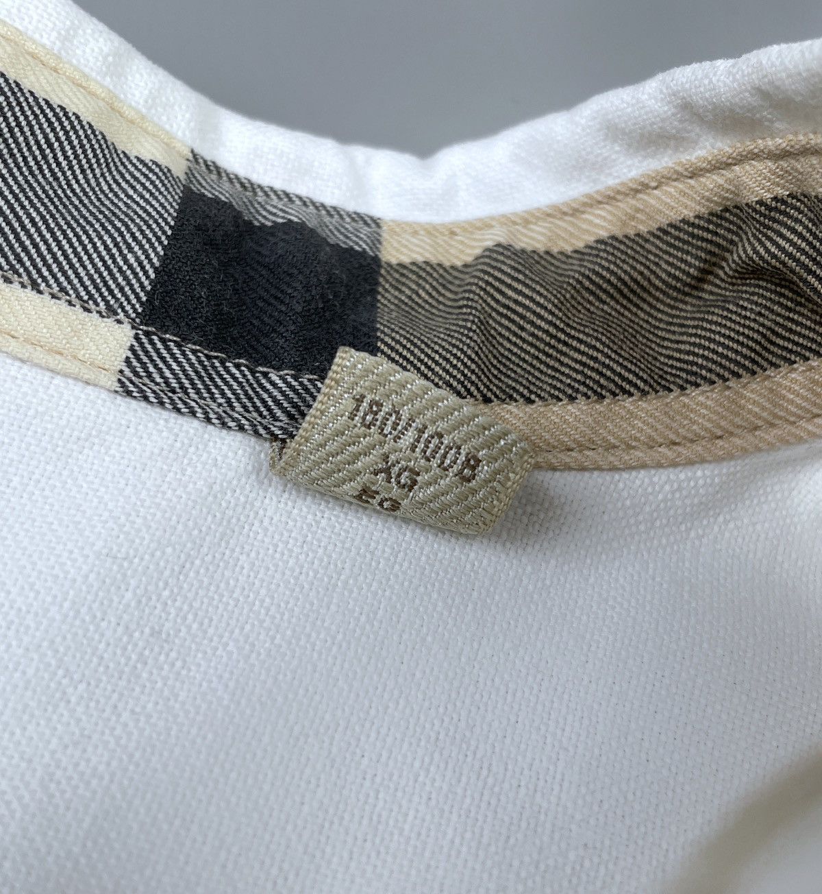 Burberry Burberry Brit Oxford Classic White Nova Check Shirt Size XL Size US XL / EU 56 / 4 - 11 Thumbnail