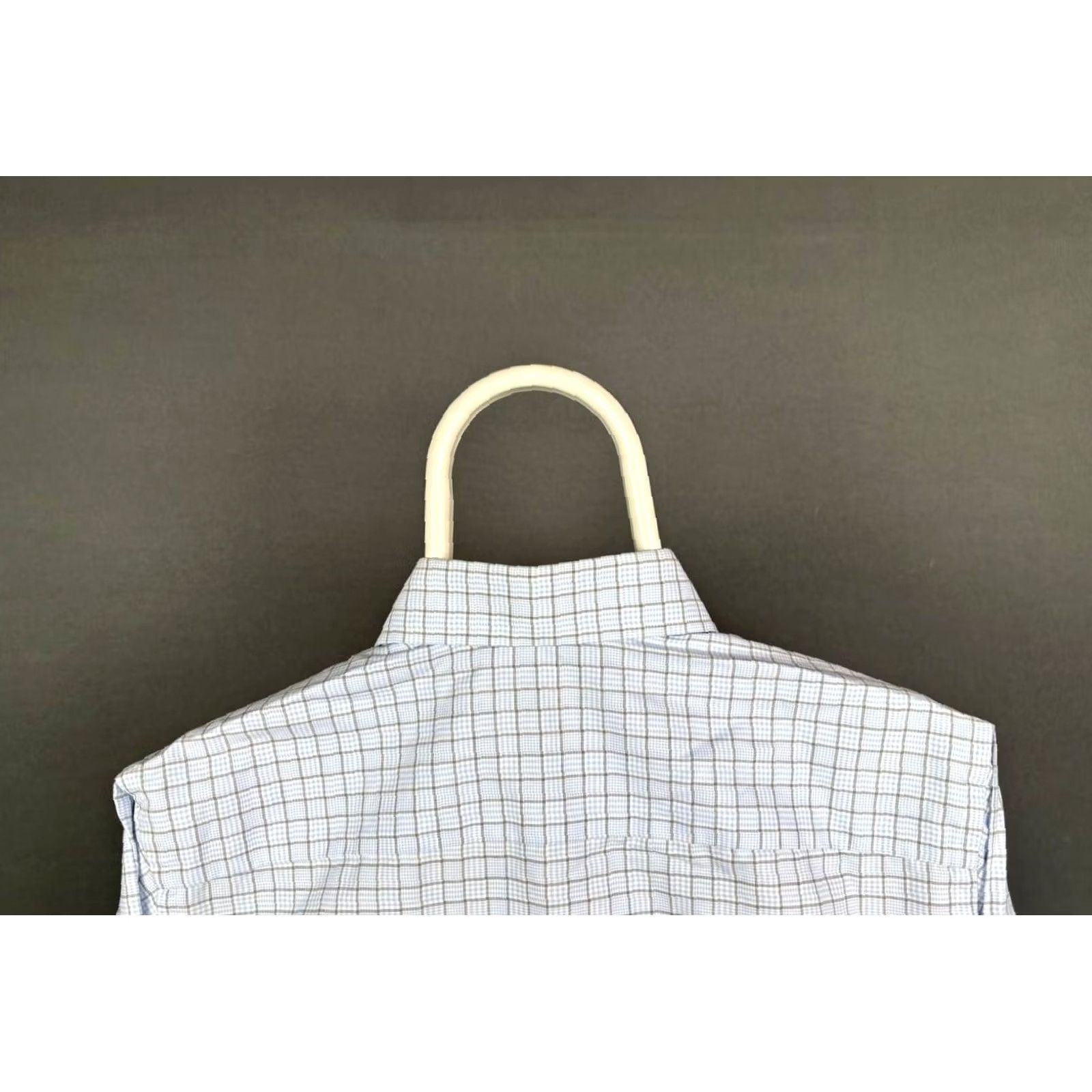 Eton Eton Button-Up Shirt Slim Fit 38 Regular Size Blue Knit Check, 90s Theme, Men, Long Sleeve, Collared, Casual, Machine Washable, Vintage No Size US M / EU 48-50 / 2 - 4 Thumbnail