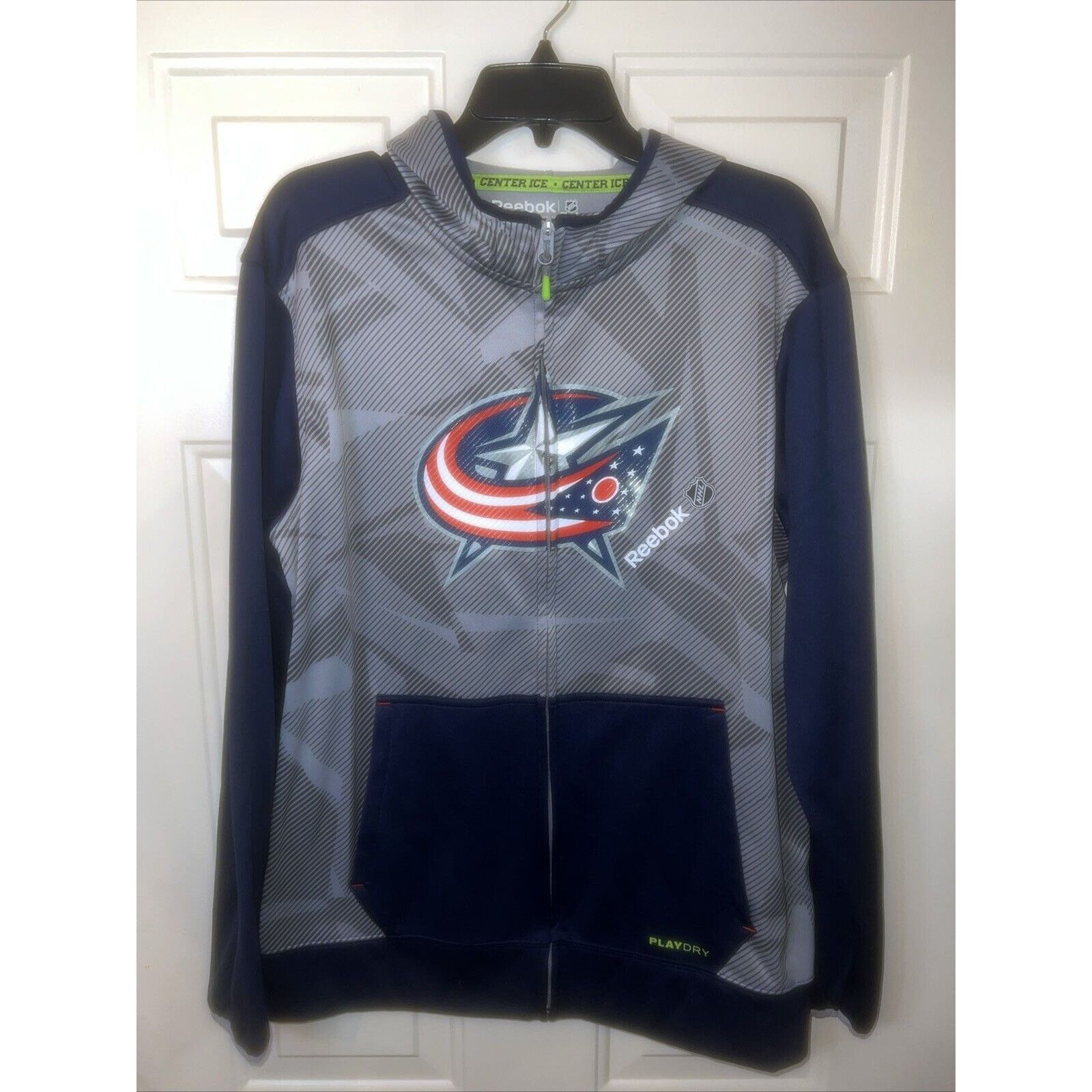 & Other Stories Columbus Blue Jackets Hoodie Reebok Zip Up Men's Medium NHL Size US M / EU 48-50 / 2 - 1 Thumbnail