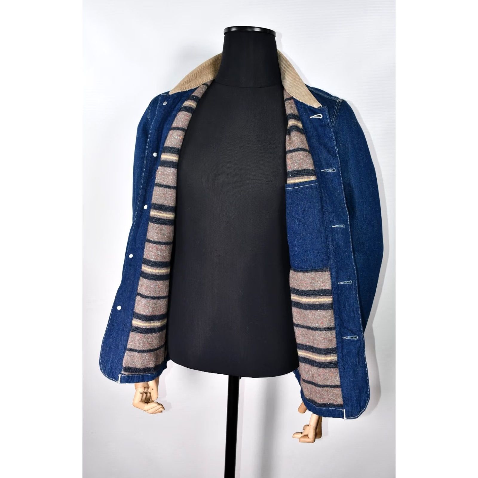 Lee LEE 101 FIRST JACKET CHORE Jacket M Blue Denim 100% Cotton Lined Vintage No N/A Men Jacket Size US M / EU 48-50 / 2 - 5 Thumbnail