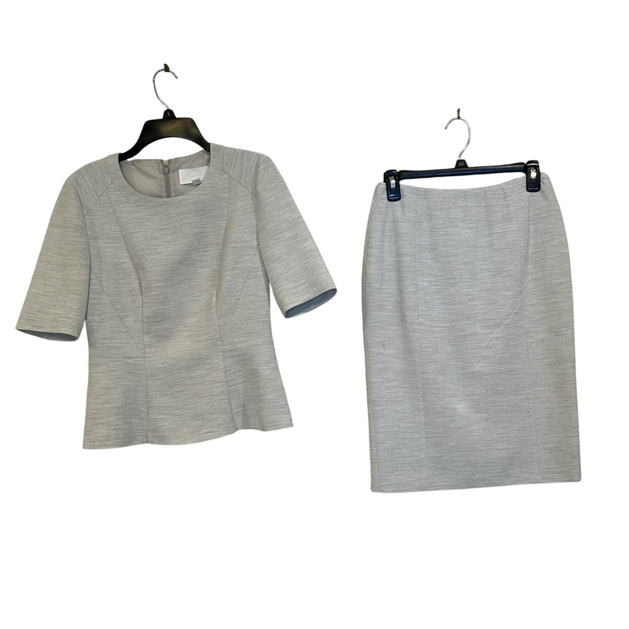 Hugo Boss Hugo Boss Women's Sz 40IT/4US Gray Suit Set With Short Sleev Size S / US 4 / IT 40 - 1 Thumbnail