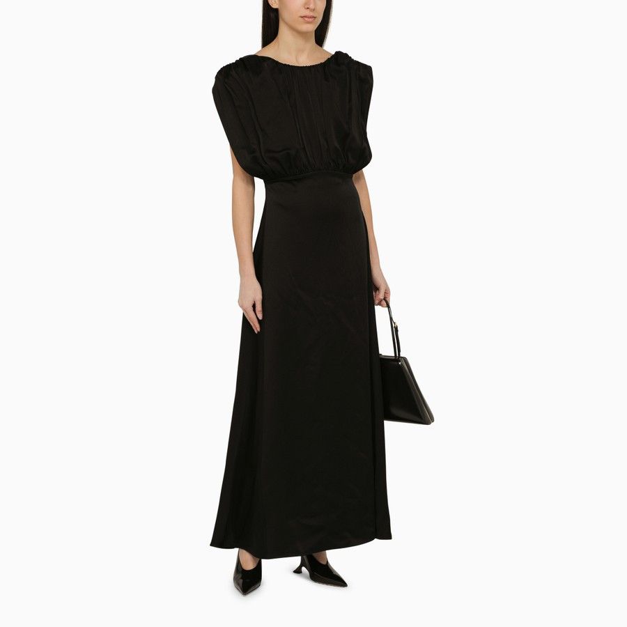 Jil Sander o1d2blof0824 Long Dress in Black Size XS / US 0-2 / IT 36-38 - 2 Thumbnail