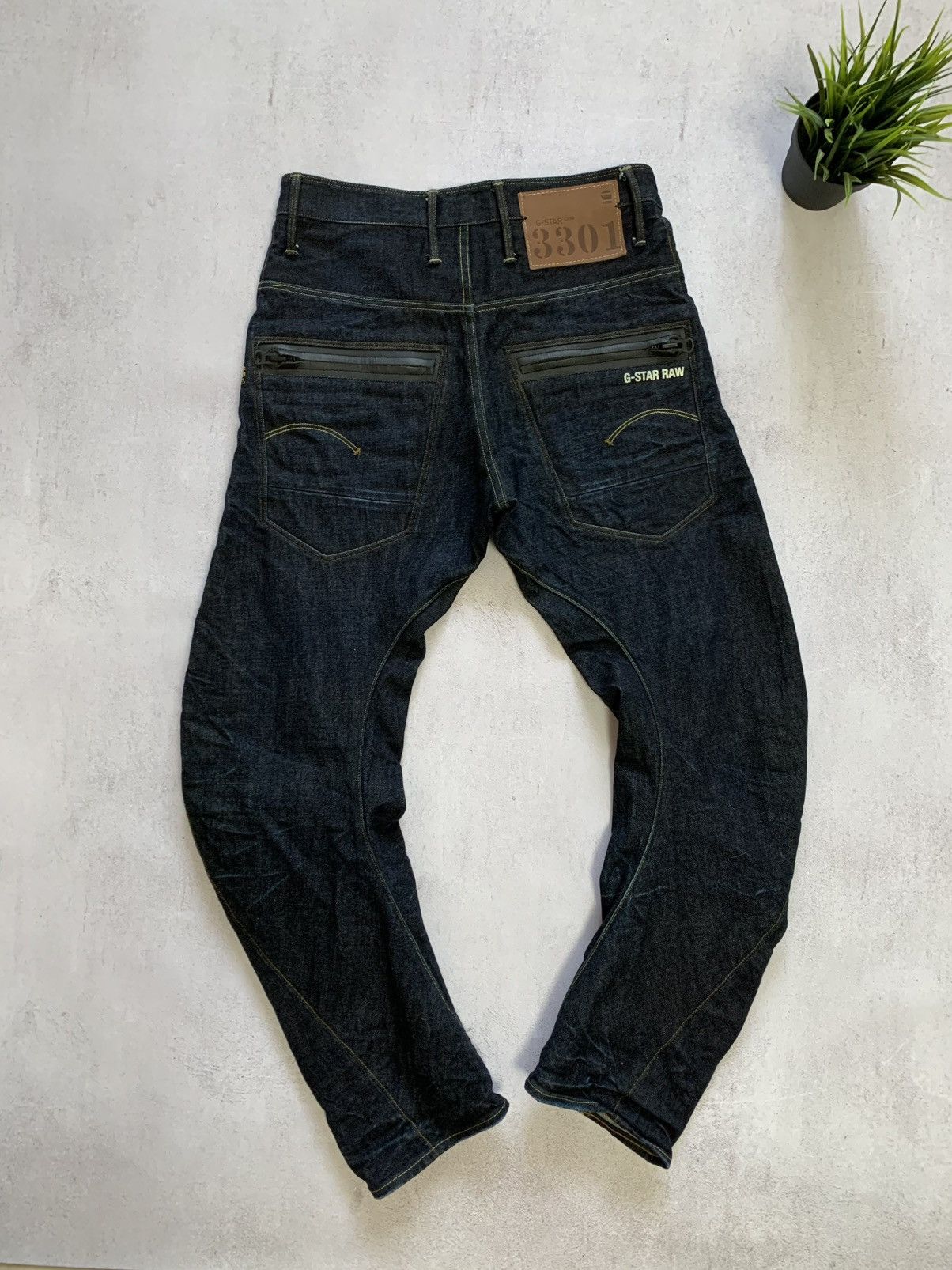 G-Star × Japanese Brand Vintage G Star Raw Jeans Denim Pants Riley Loose Tapered y2k Size US 30 / EU 46 - 6 Thumbnail