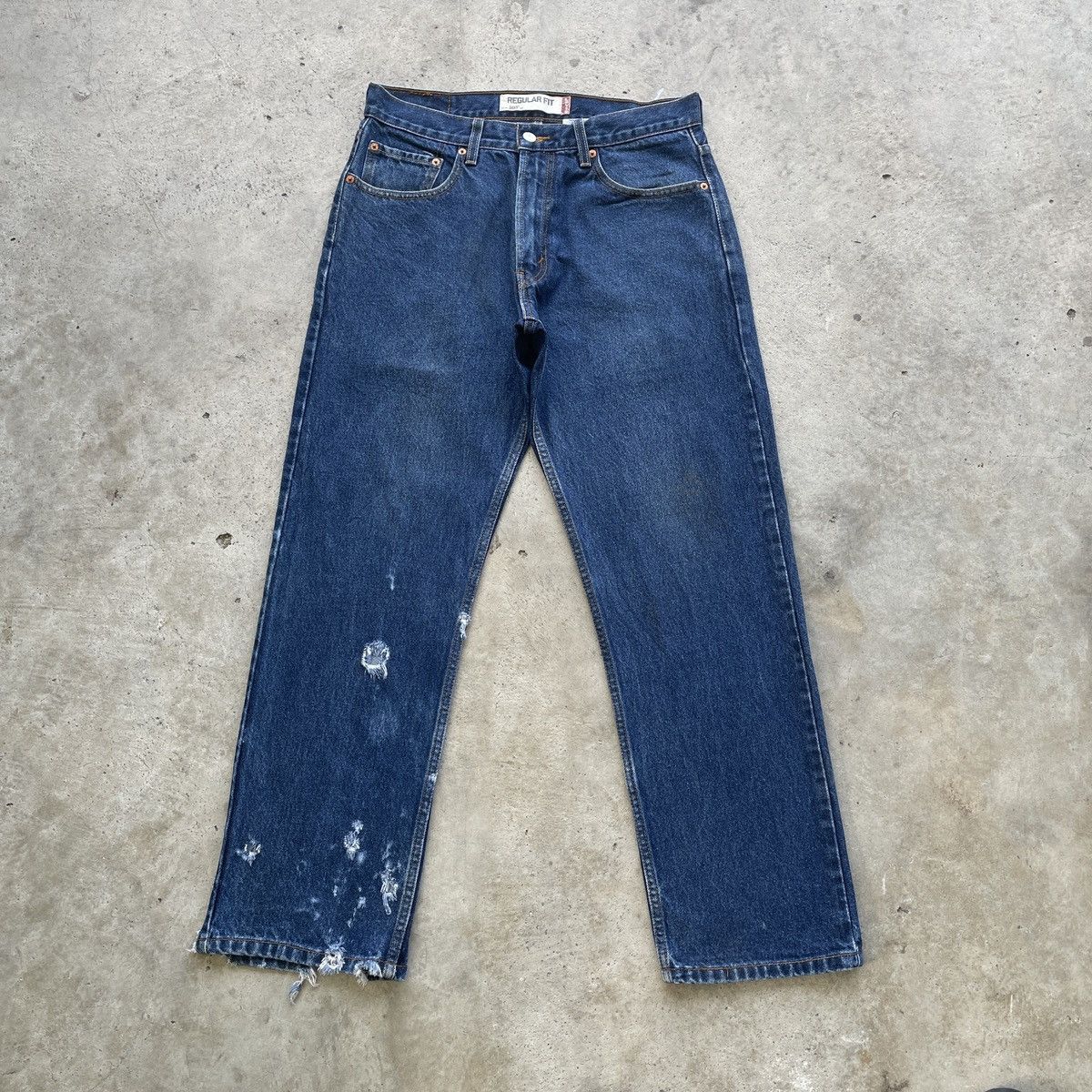 Levi's W32x29 Vintage Levi’s 505 THRASHED Jeans Pants Denim Size US 32 / EU 48 - 1 Thumbnail