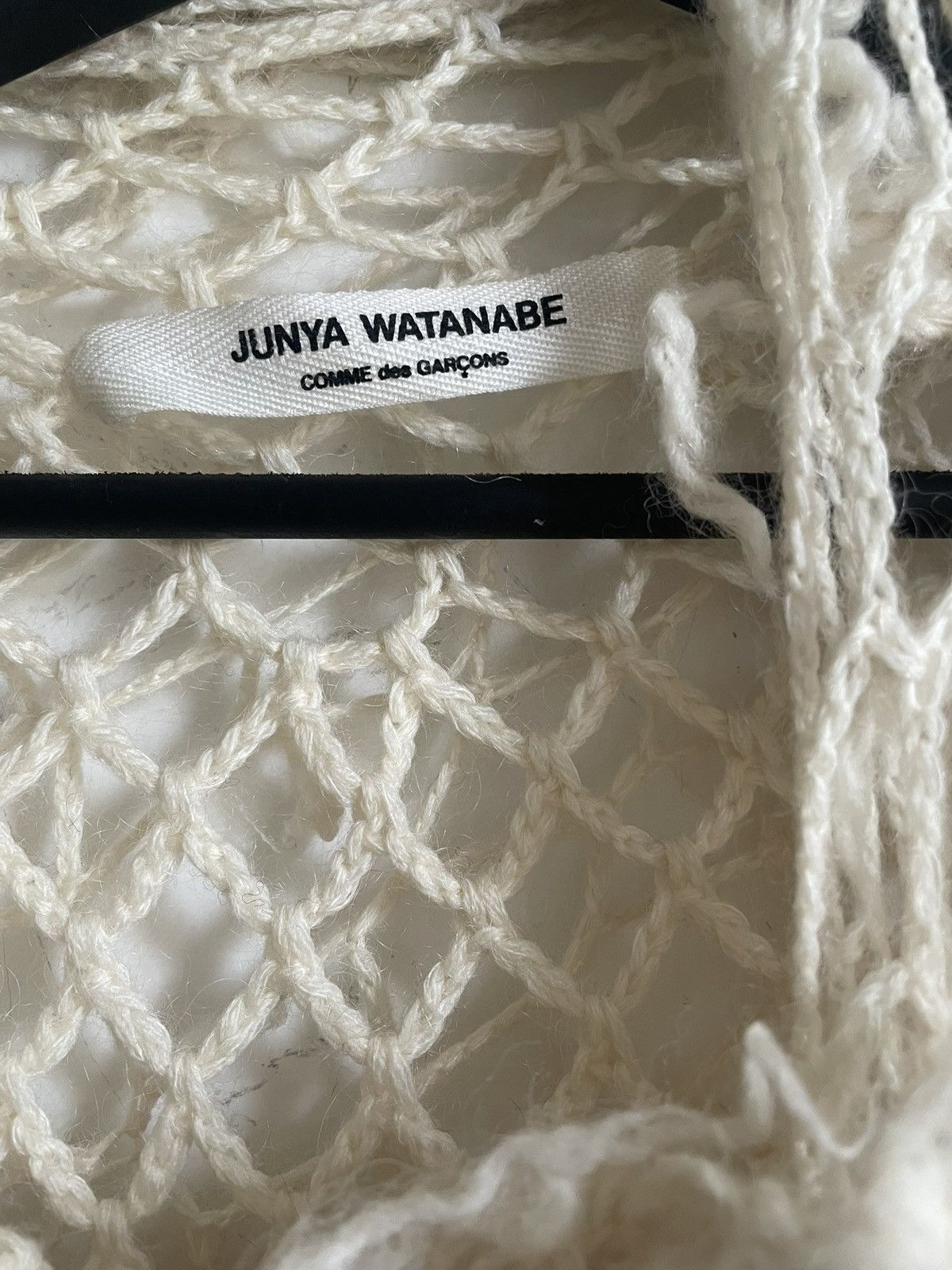 Comme des Garcons × Junya Watanabe Junya Watanabe AD2004 Knit Poncho Cardigan Cloak Size ONE SIZE - 2 Thumbnail