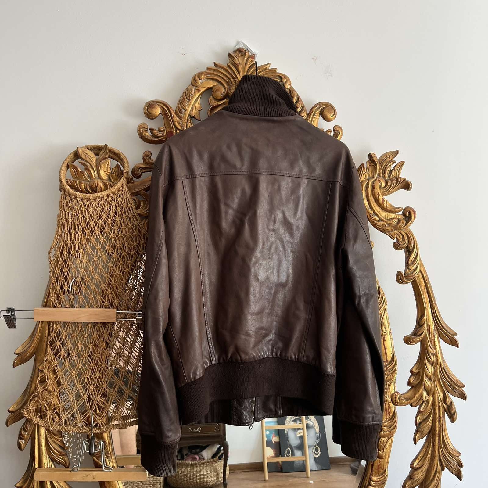 Vintage vintage Florenz italian leather jacket Sz M 90s Size US M / EU 48-50 / 2 - 2 Thumbnail