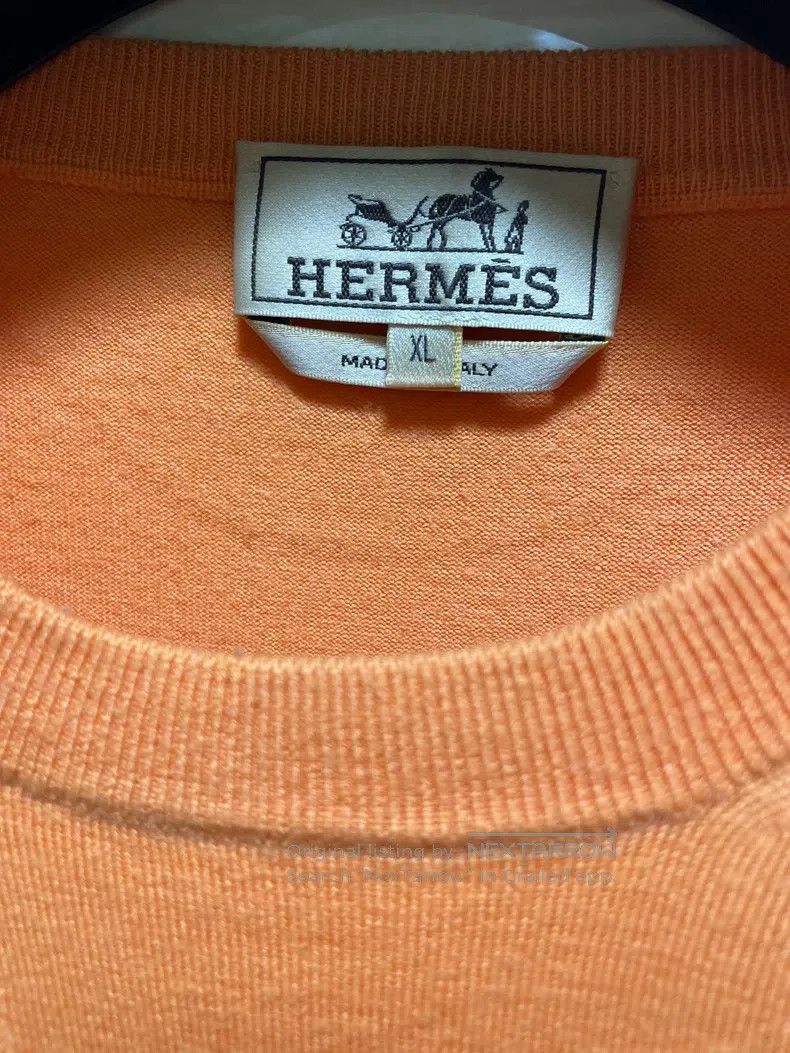 Hermes Hermes Knitted sweater, long-sleeve Size US XL / EU 56 / 4 - 5 Thumbnail