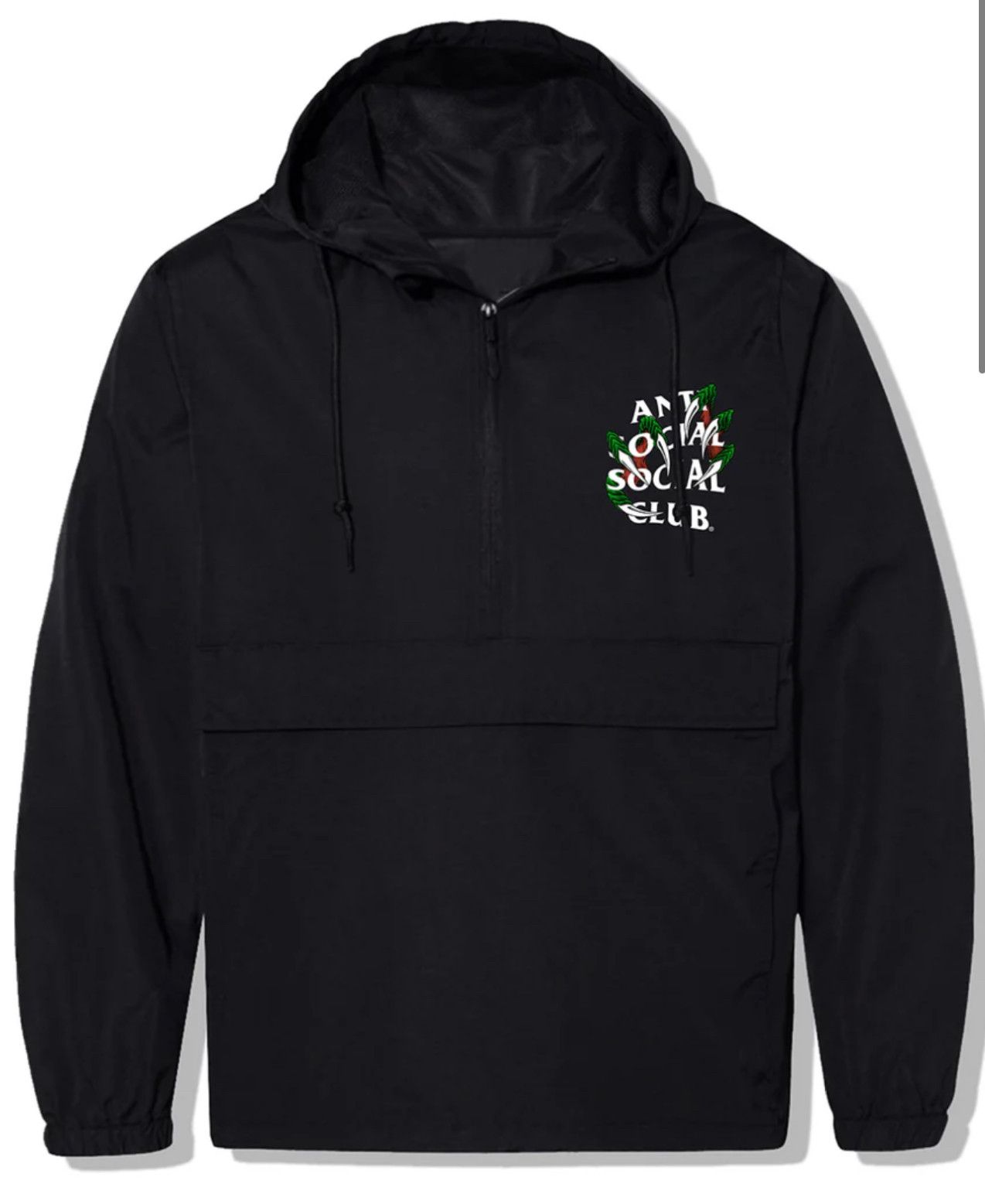 Anti Social Social Club Double Dragon Black Anorak Size US L / EU 52-54 / 3 - 2 Thumbnail