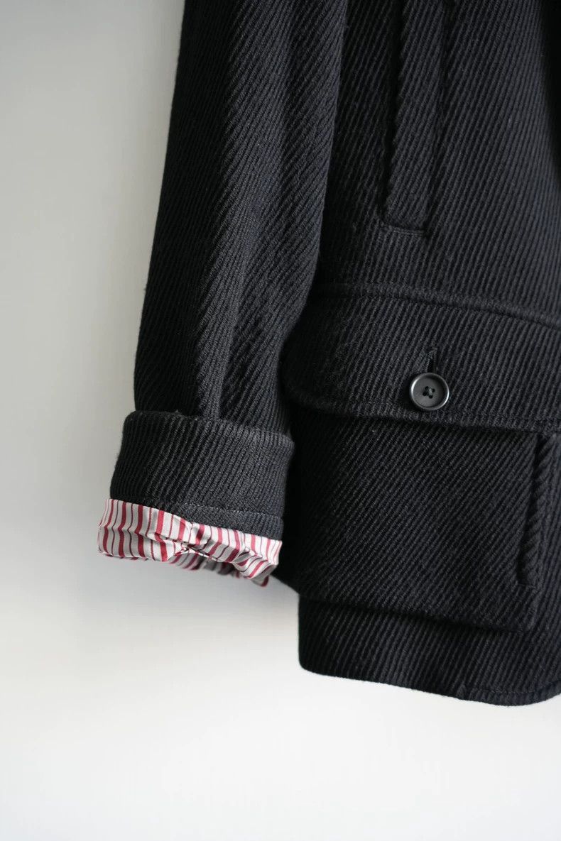 Yohji Yamamoto Yohji Yamamoto Yohji Yamamoto Black Short Jacket with Pock Size US S / EU 44-46 / 1 - 5 Thumbnail
