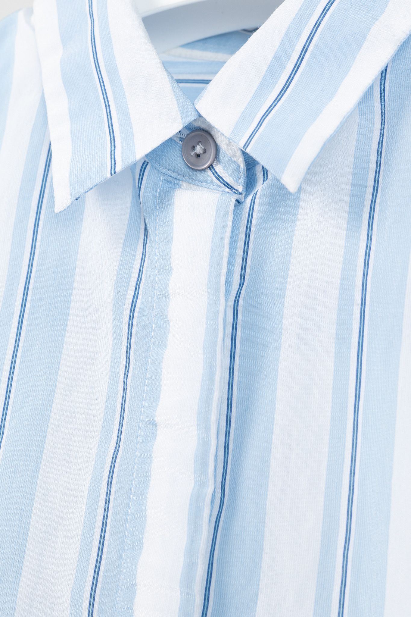 Paul Smith PS Paul Smith Blue & White Striped Buttoned-Back Shirt Size S / US 4 / IT 40 - 7 Thumbnail