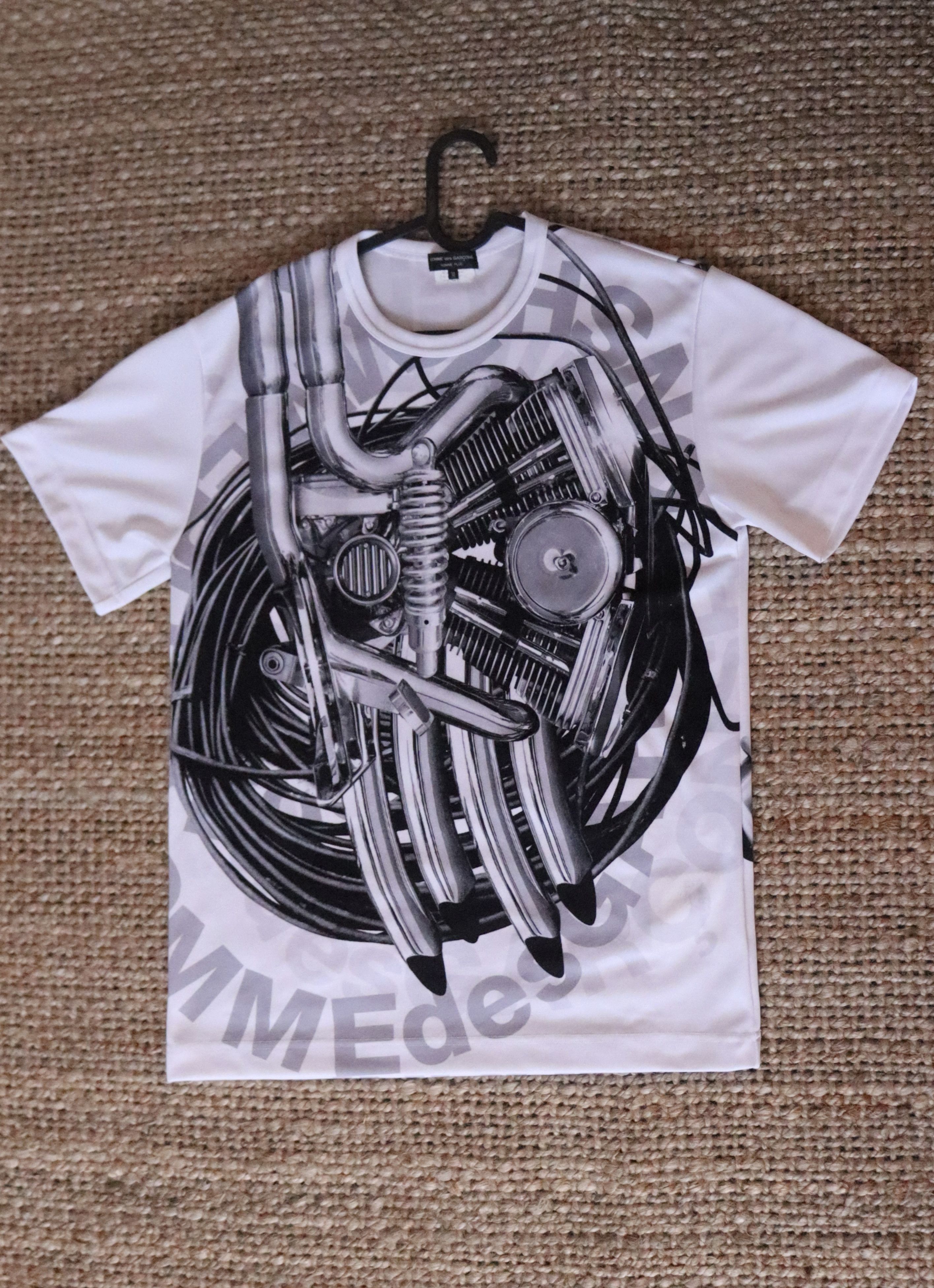 Comme des Garcons Homme Plus CDG HOMME PLUS MOTOR T-SHIRT Size US M / EU 48-50 / 2 - 1 Thumbnail