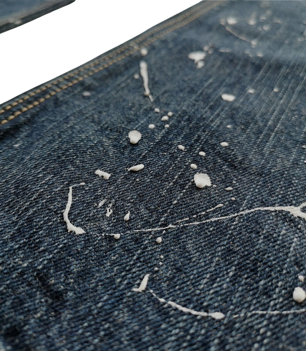 Kapital Flared Distressed Paint Splatter Jeans 30x33 Size US 30 / EU 46 - 8 Thumbnail