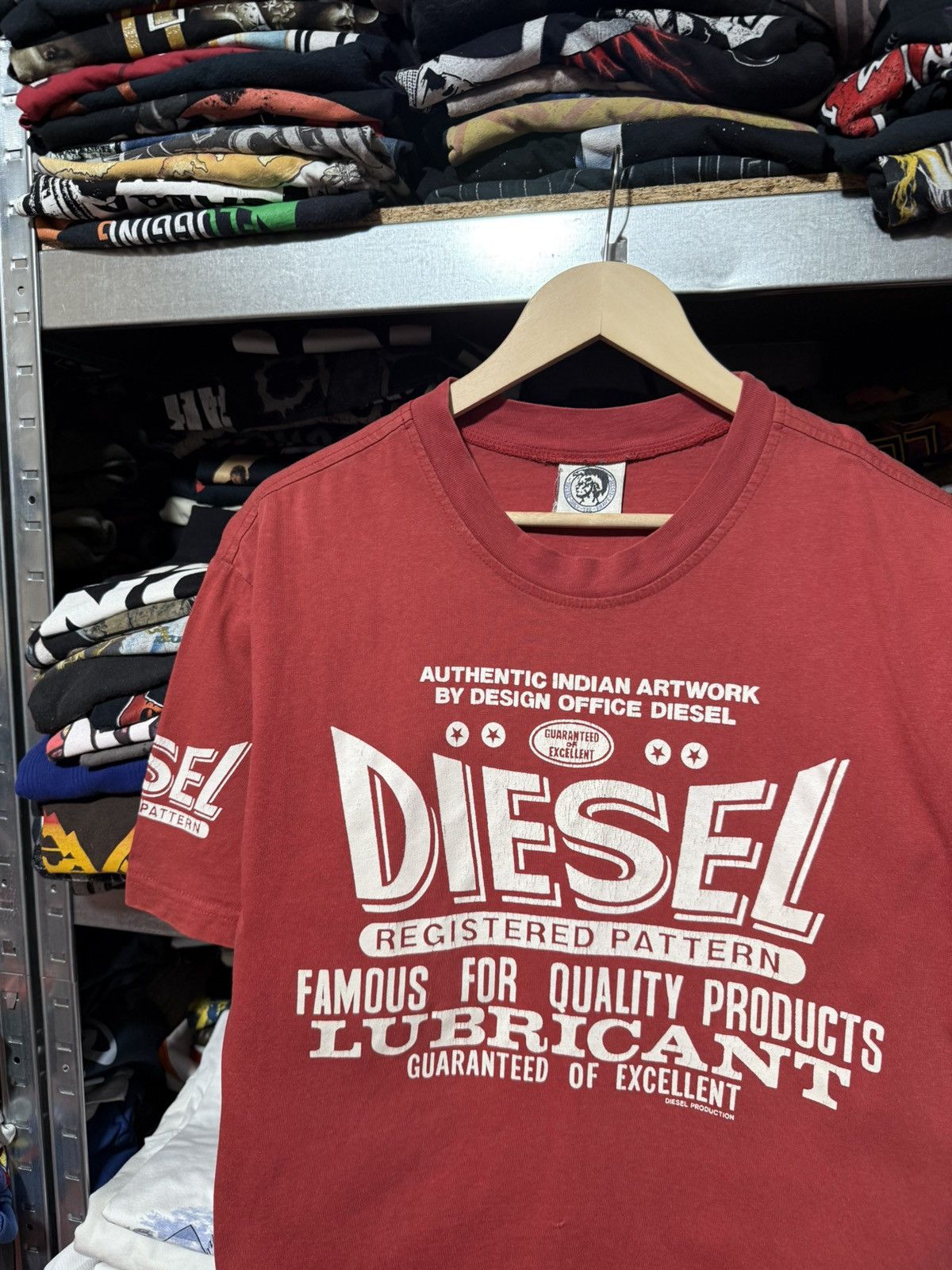 Diesel Vintage 90s Diesel Denim Division Art T-Shirt Y2K Hype Size US M / EU 48-50 / 2 - 3 Thumbnail