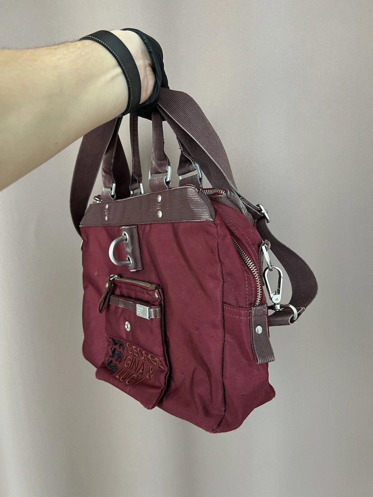 George Gina & Lucy George Gina & Lucy "Miss Perfect" Large Burgundy Bag GGL Size ONE SIZE - 5 Thumbnail