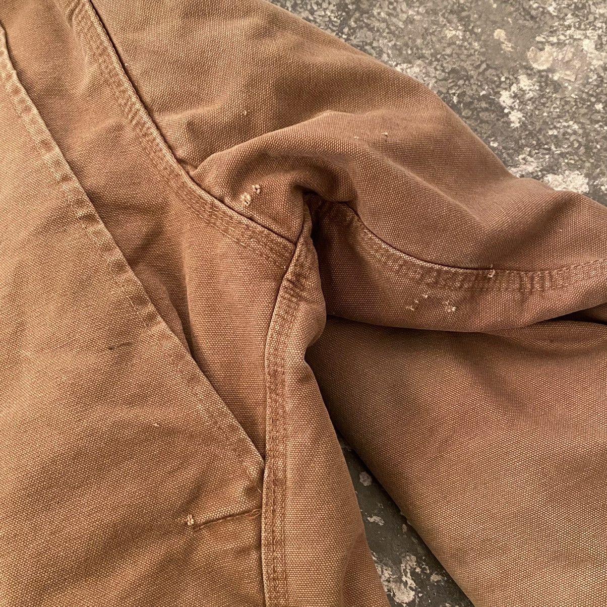 Carhartt 90s Vintage Carhartt Detroit Work Trashed Jacket J97 BRN Size US L / EU 52-54 / 3 - 24 Thumbnail