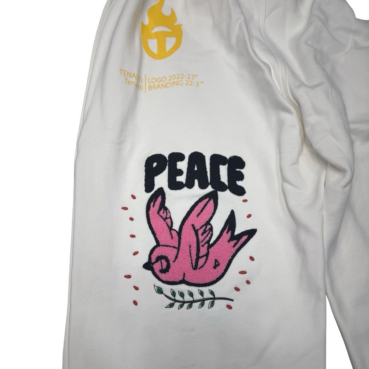 Other TENACITY White Graphic Sweatpants 2XLLeather Embroidery Rare Size US 38 / EU 54 - 7 Thumbnail