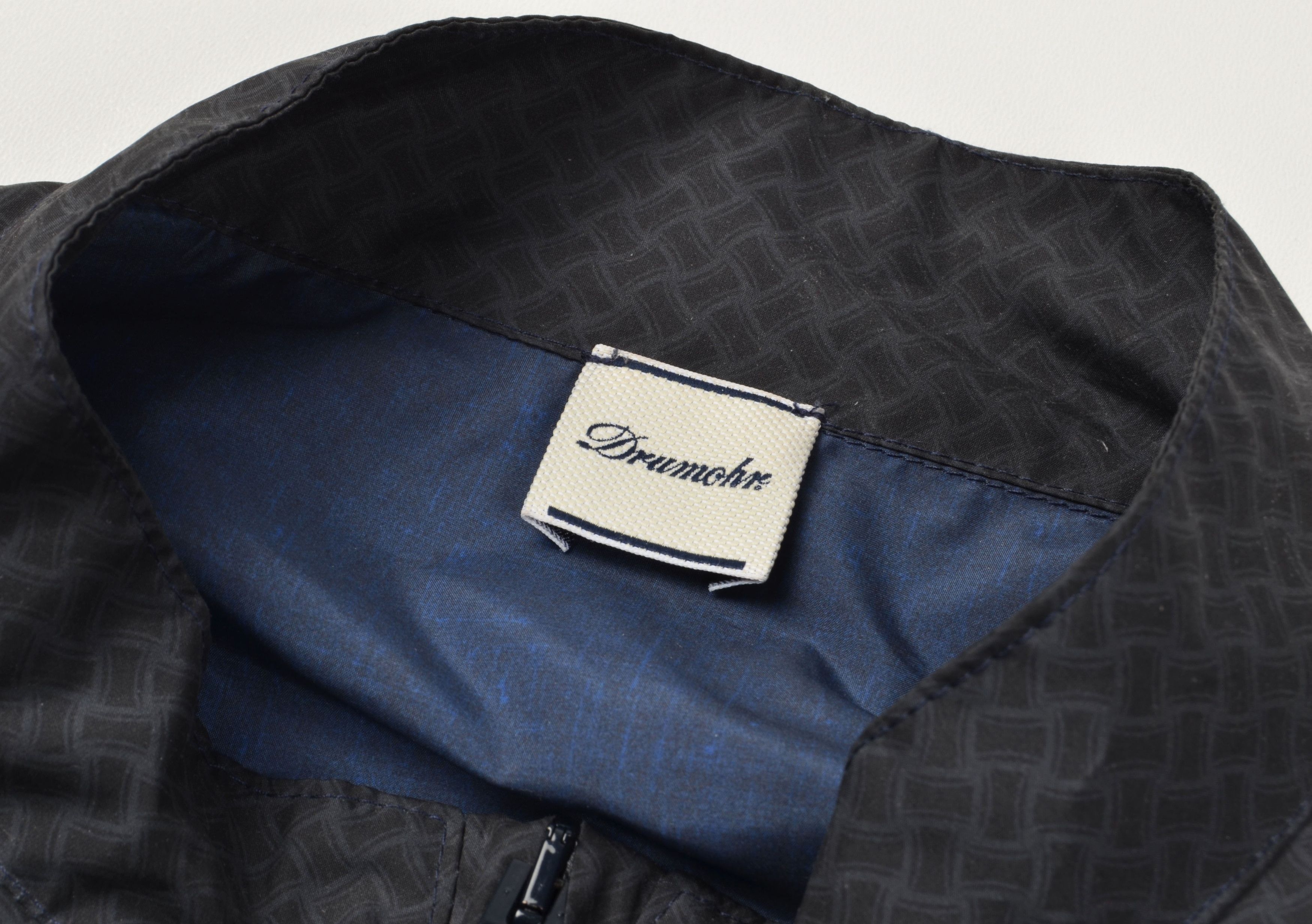 Drumohr Drumohr Charcoal Lightweight Windbreaker Jacket Full Zip Size US S / EU 44-46 / 1 - 4 Thumbnail