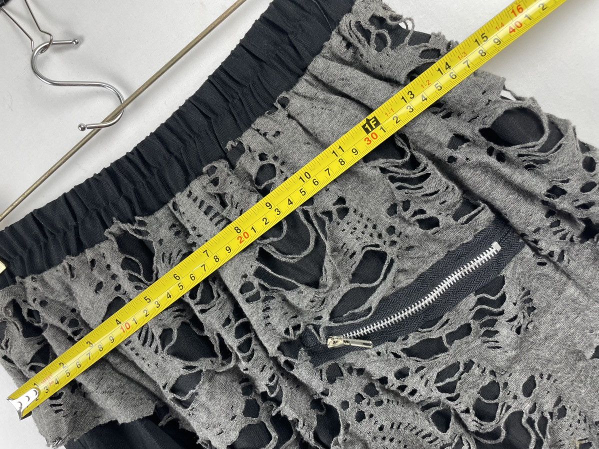 Other Devil Fashion Tattered Gothic Skirt Creepy Nightshade Model Size 24" / US 00 / IT 34 - 12 Thumbnail