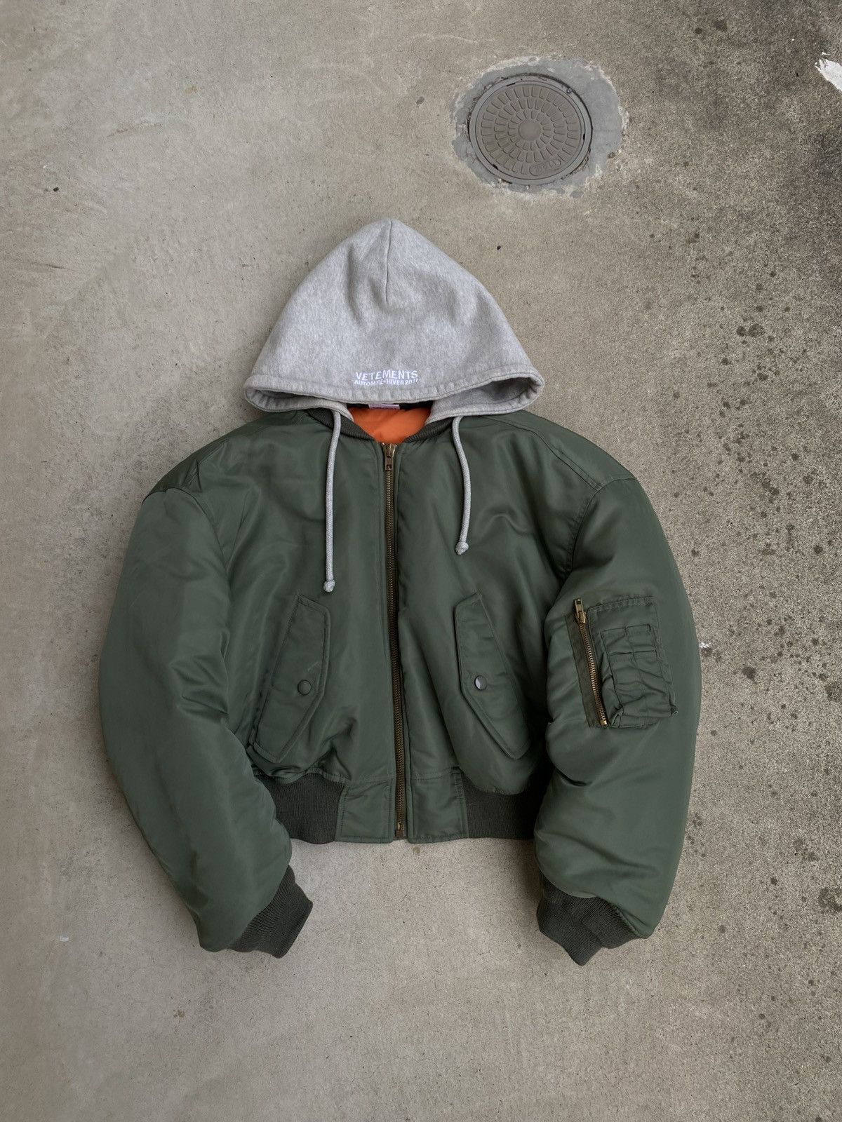 Vetements Vetements Cropped Bomber AW2017 | Grailed