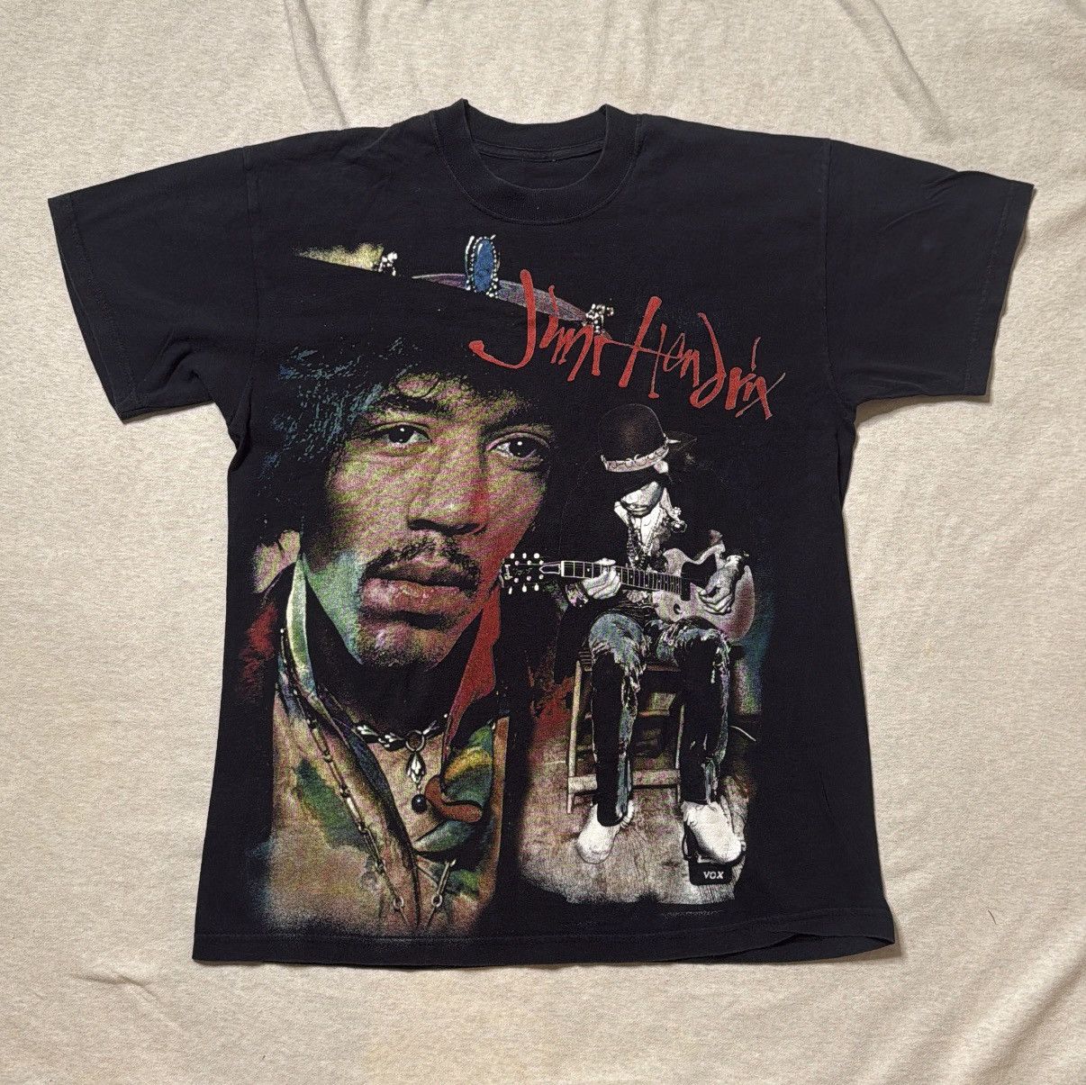 Jimi Hendrix Vintage 2000s Jimmy Hendrix Rock T-shirt Large Size US L / EU 52-54 / 3 - 1 Thumbnail