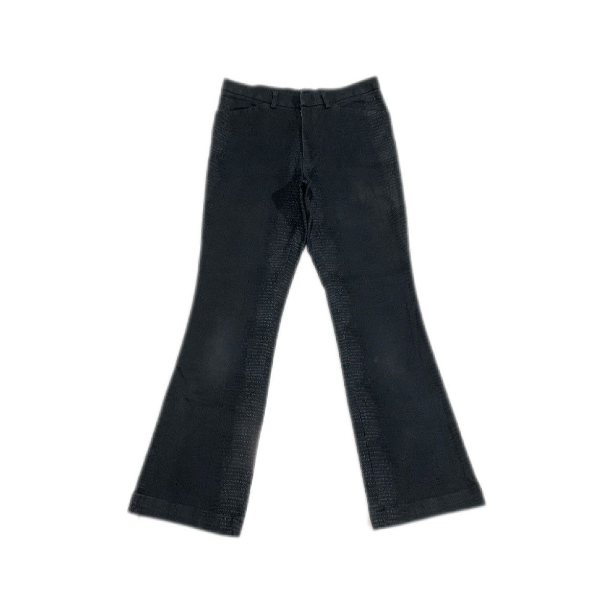 5351 POUR LES HOMMES 🔥Y2K Archived 5351 Pour Less Homme Flared Pants Size US 28 / EU 44 - 2 Thumbnail