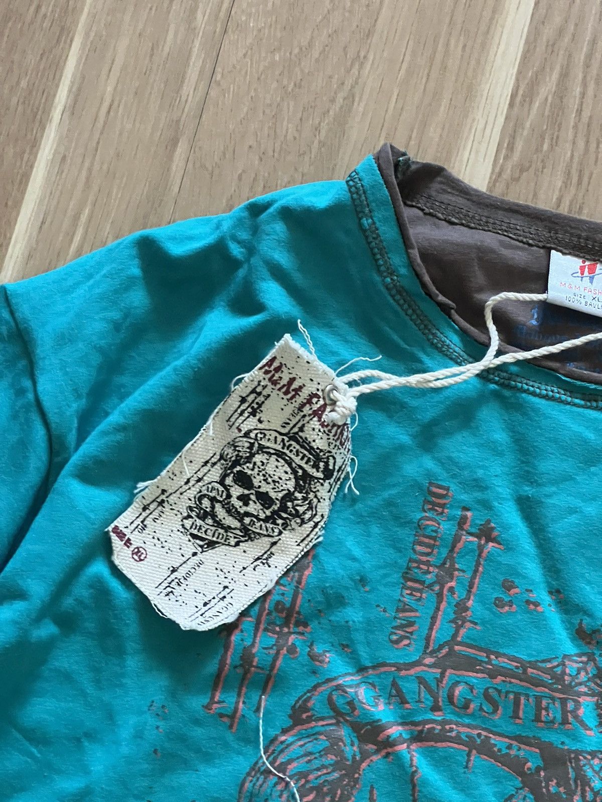 Affliction × Japanese Brand Vintage affliction style long sleeve punk skull avant garde Size US L / EU 52-54 / 3 - 3 Thumbnail